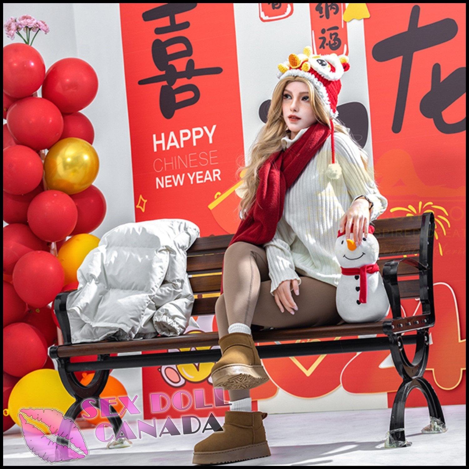 IRONTECH Realistic Sex Doll Western American Big Tits Breasts Blonde Hair