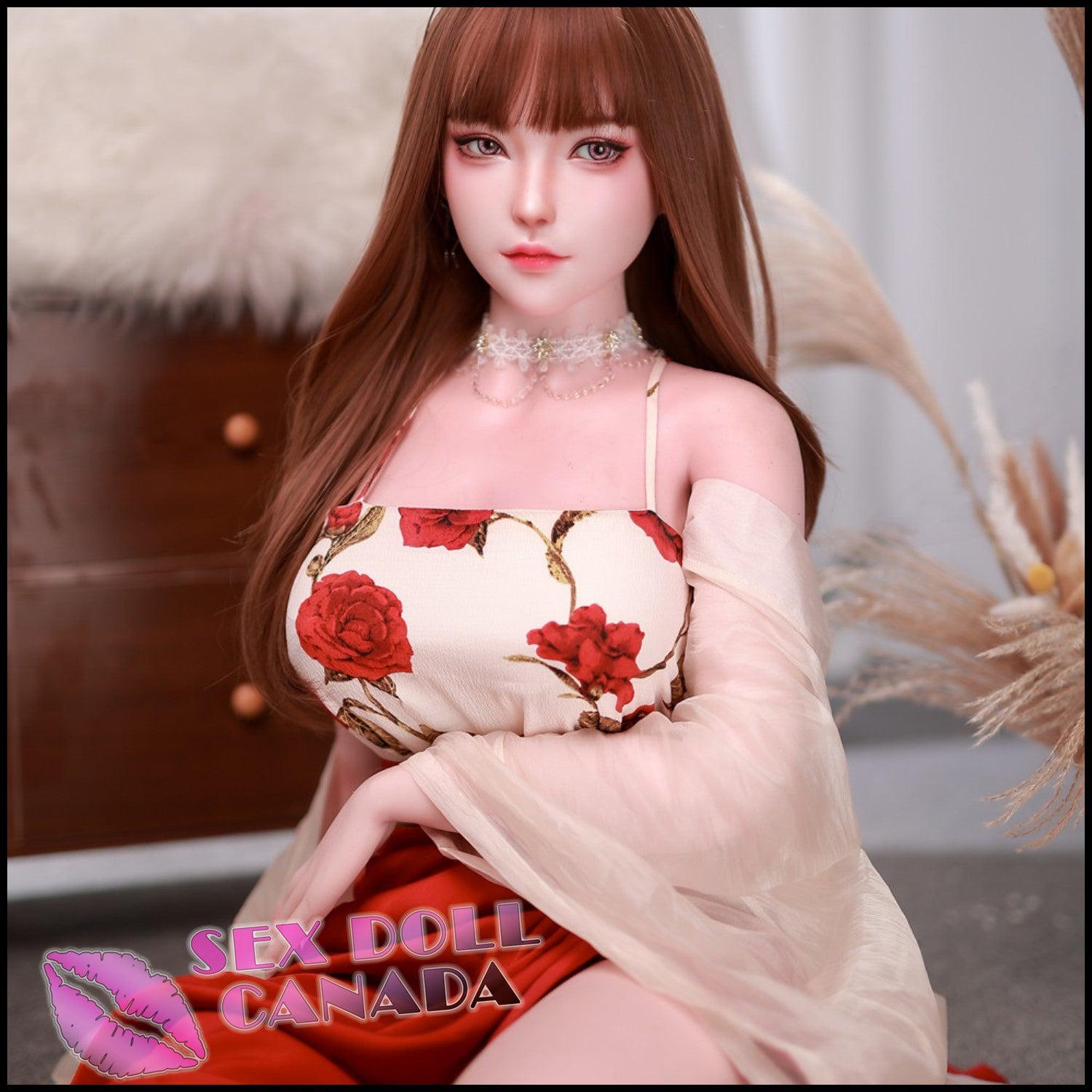 JY Realistic Sex Doll Curvy Full Body Huge Tits Boobs Brunette Hair