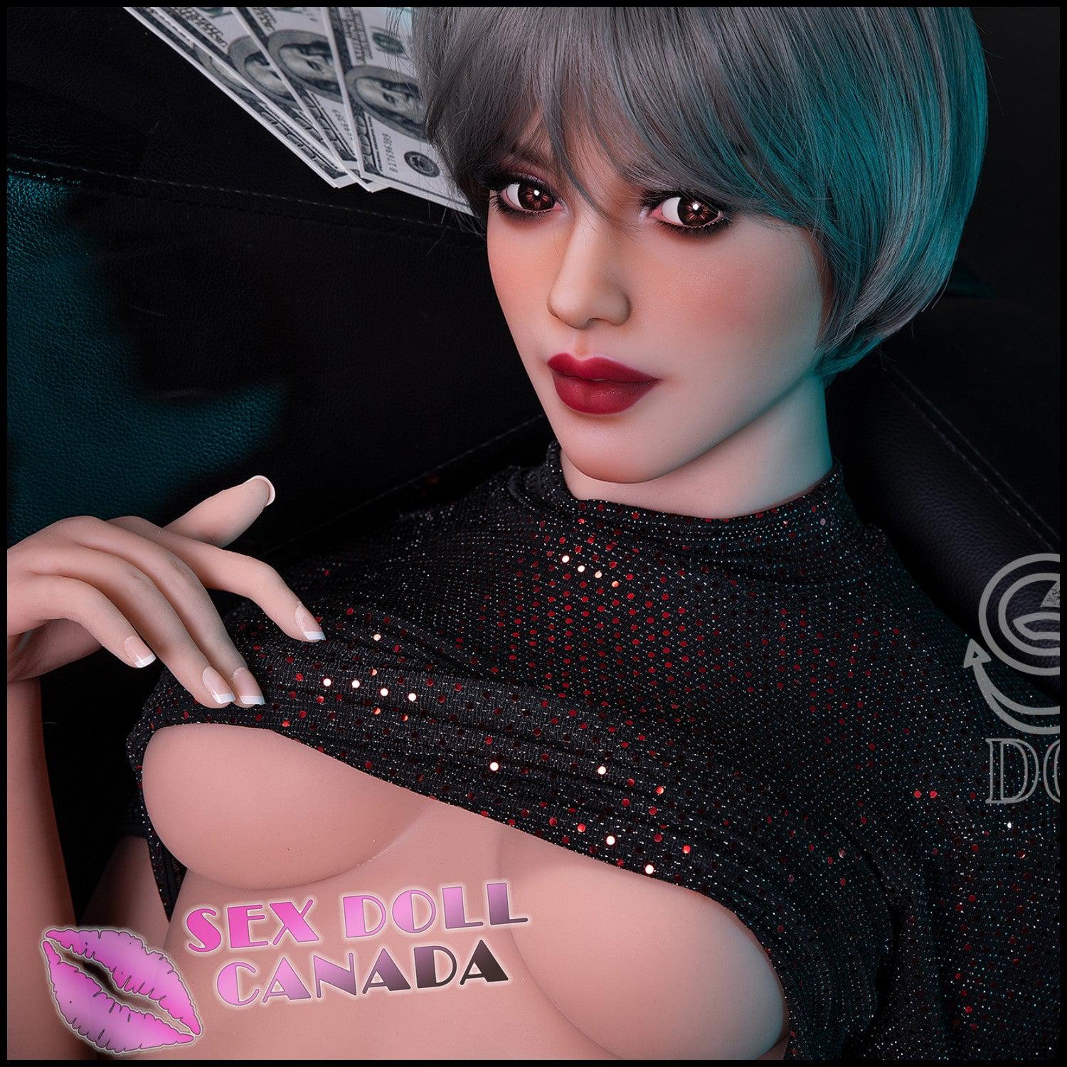 SE DOLL Realistic Sex Doll Western American Gray Silver White Hair Big Tits Breasts