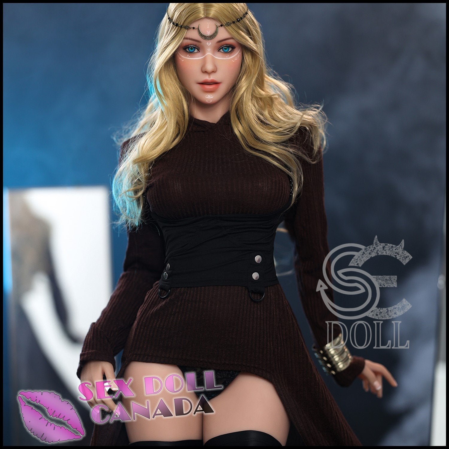 SE DOLL Realistic Sex Doll Western American Blonde Hair Elf Fantasy Cosplay