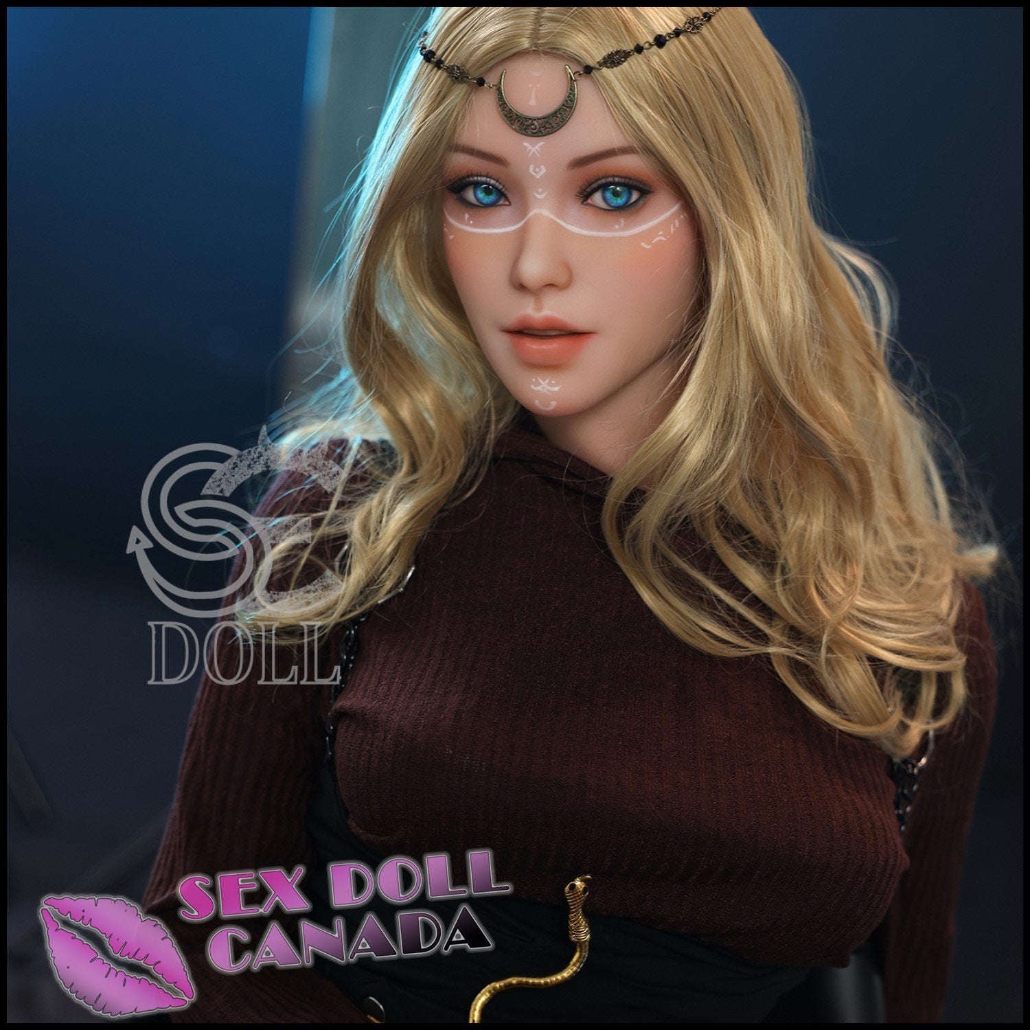 SE DOLL Realistic Sex Doll Big Tits Breasts Blonde Hair Elf Fantasy Cosplay