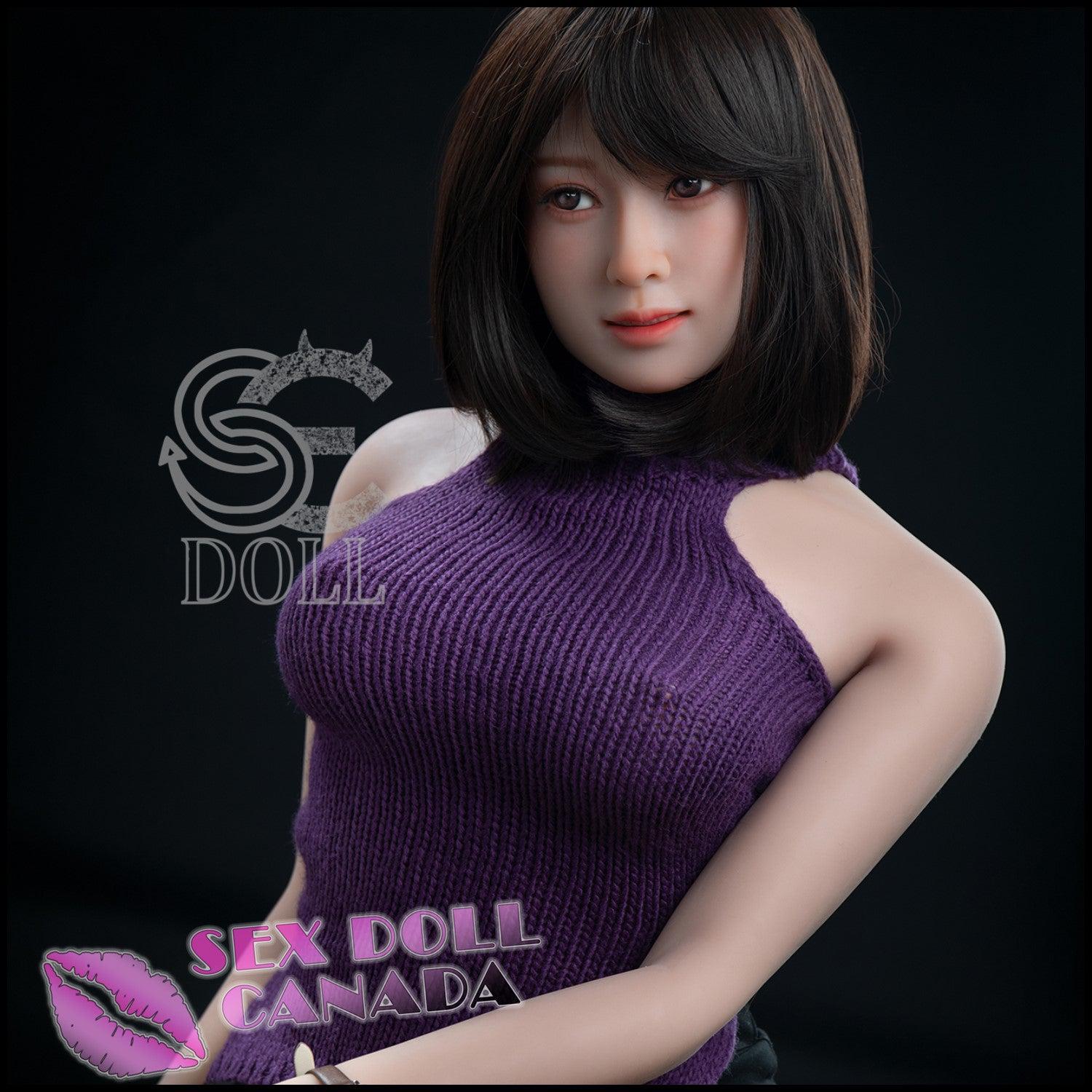 SE DOLL Realistic Sex Doll Black Hair Big Tits Breasts Fit Athletic