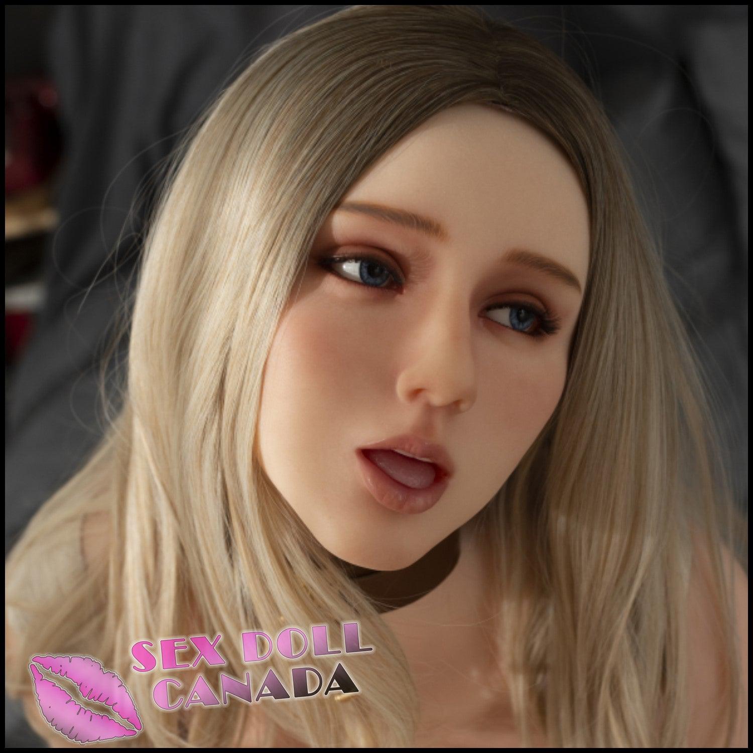 XYcolo Realistic Sex Doll Blow Job Open Mouth Blonde Hair Huge Tits Boobs