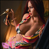 6YE Realistic Sex Doll BBW Chubby Fat Curvy Full Body Red Head