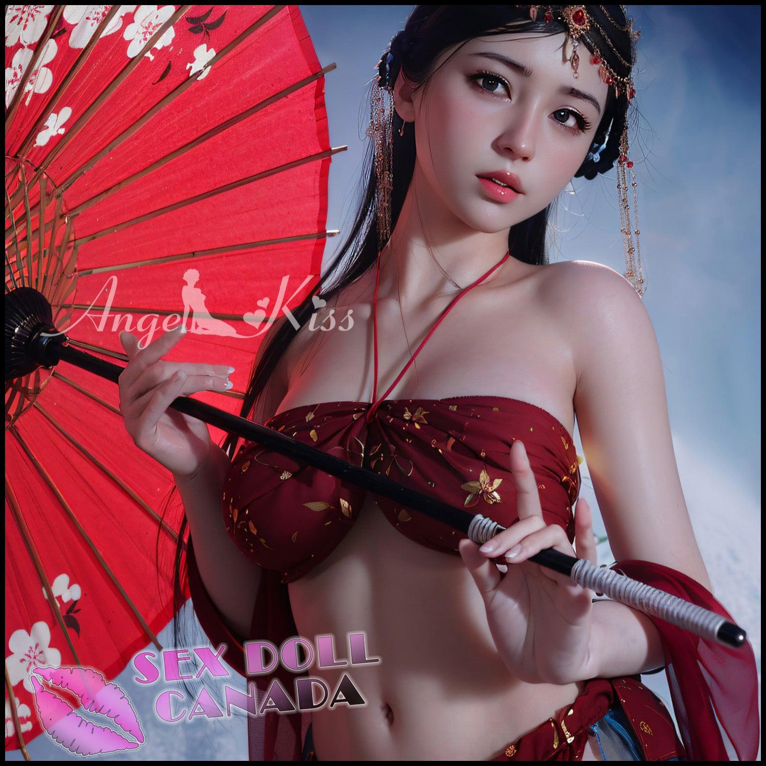 Angel Kiss Realistic Sex Doll Asian Japanese Chinese Black Hair Huge Tits Boobs