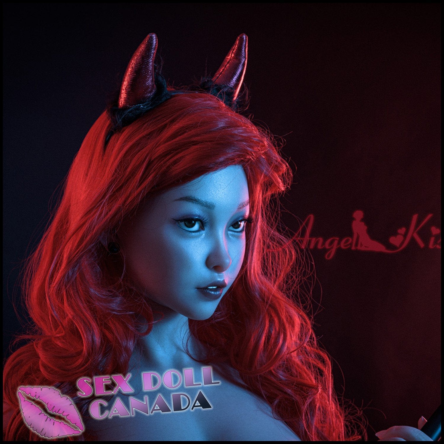 Angel Kiss Realistic Sex Doll Elf Fantasy Cosplay Red Head Huge Tits Boobs