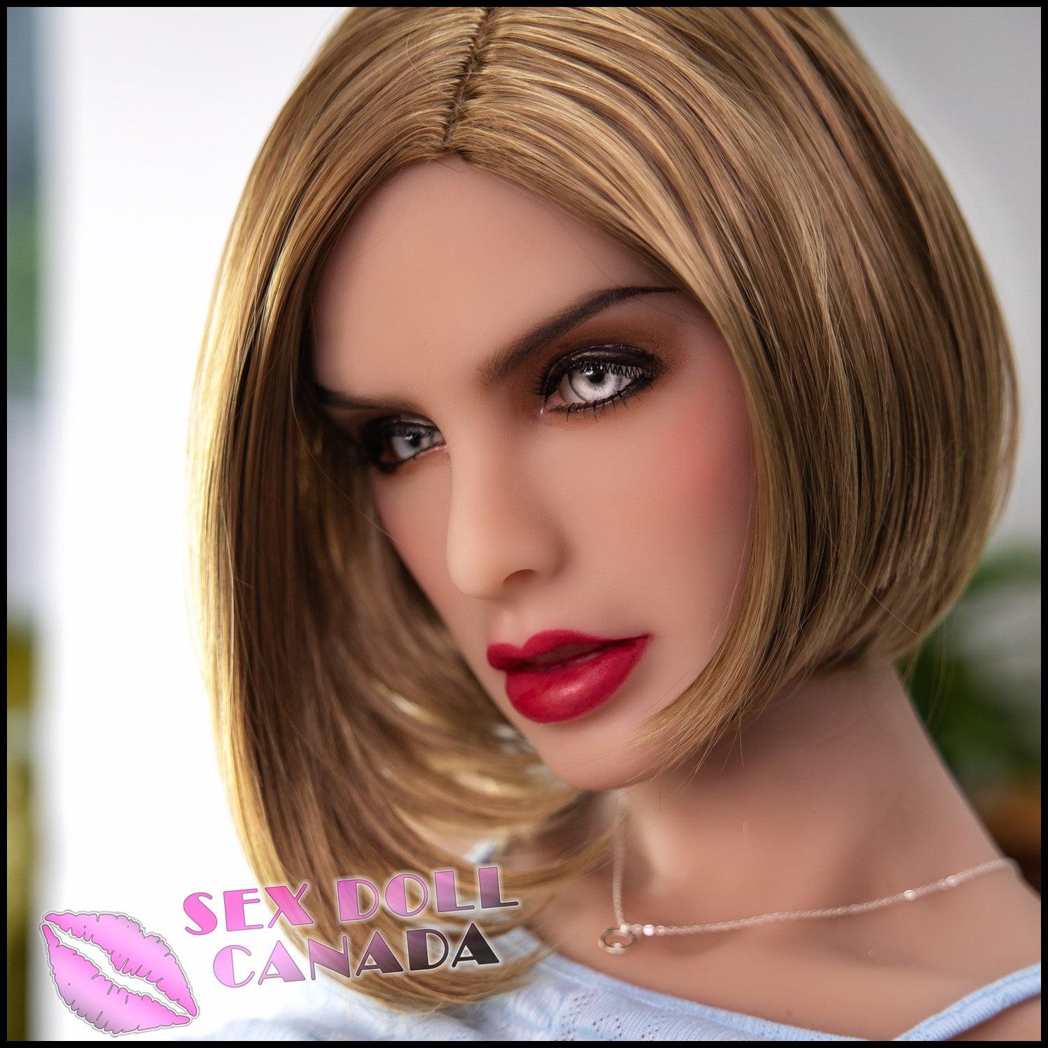 HR Doll Realistic Sex Doll Blonde Hair Big Tits Breasts Western American