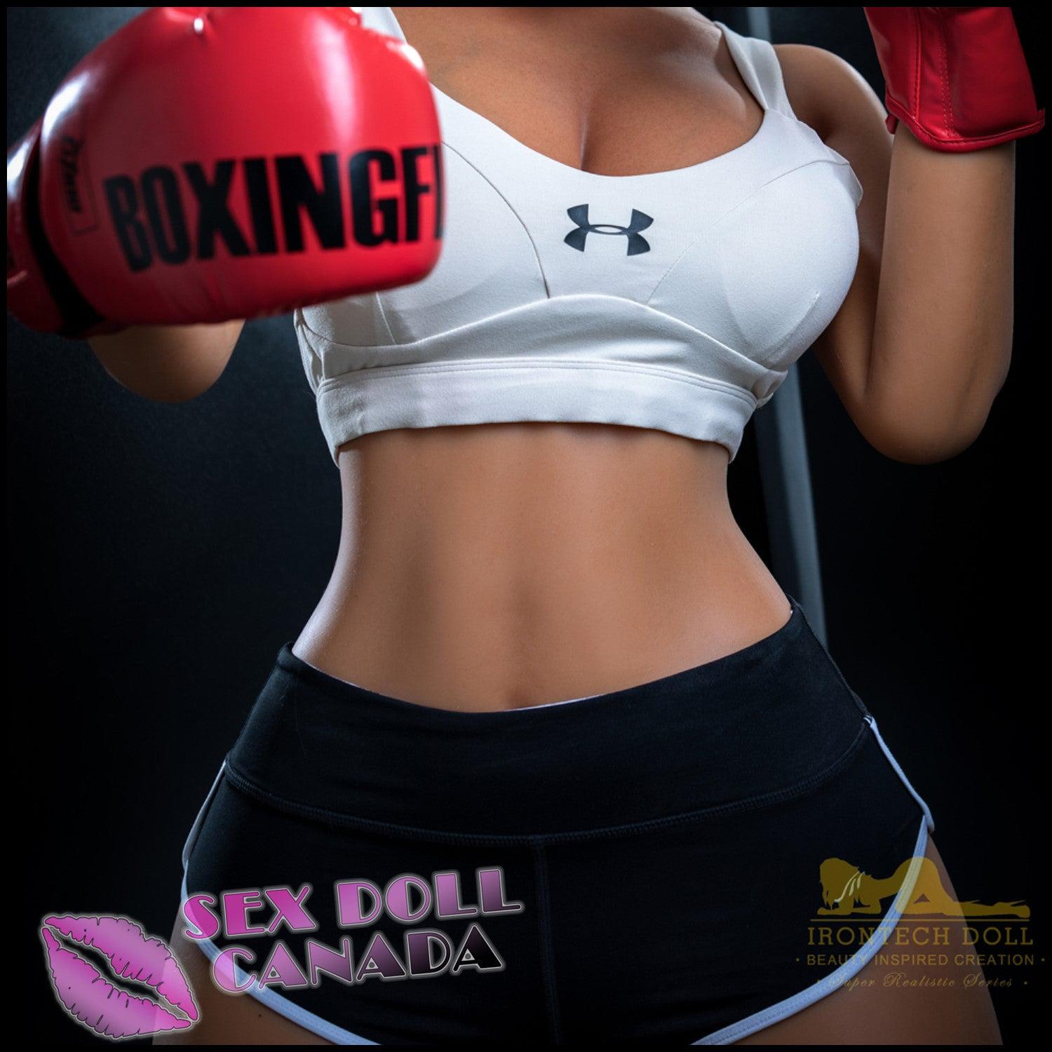 IRONTECH Realistic Sex Doll Western American Blonde Hair Curvy Full Body