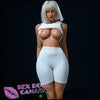 IRONTECH Realistic Sex Doll Gray Silver White Hair Curvy Full Body Big Ass Butt