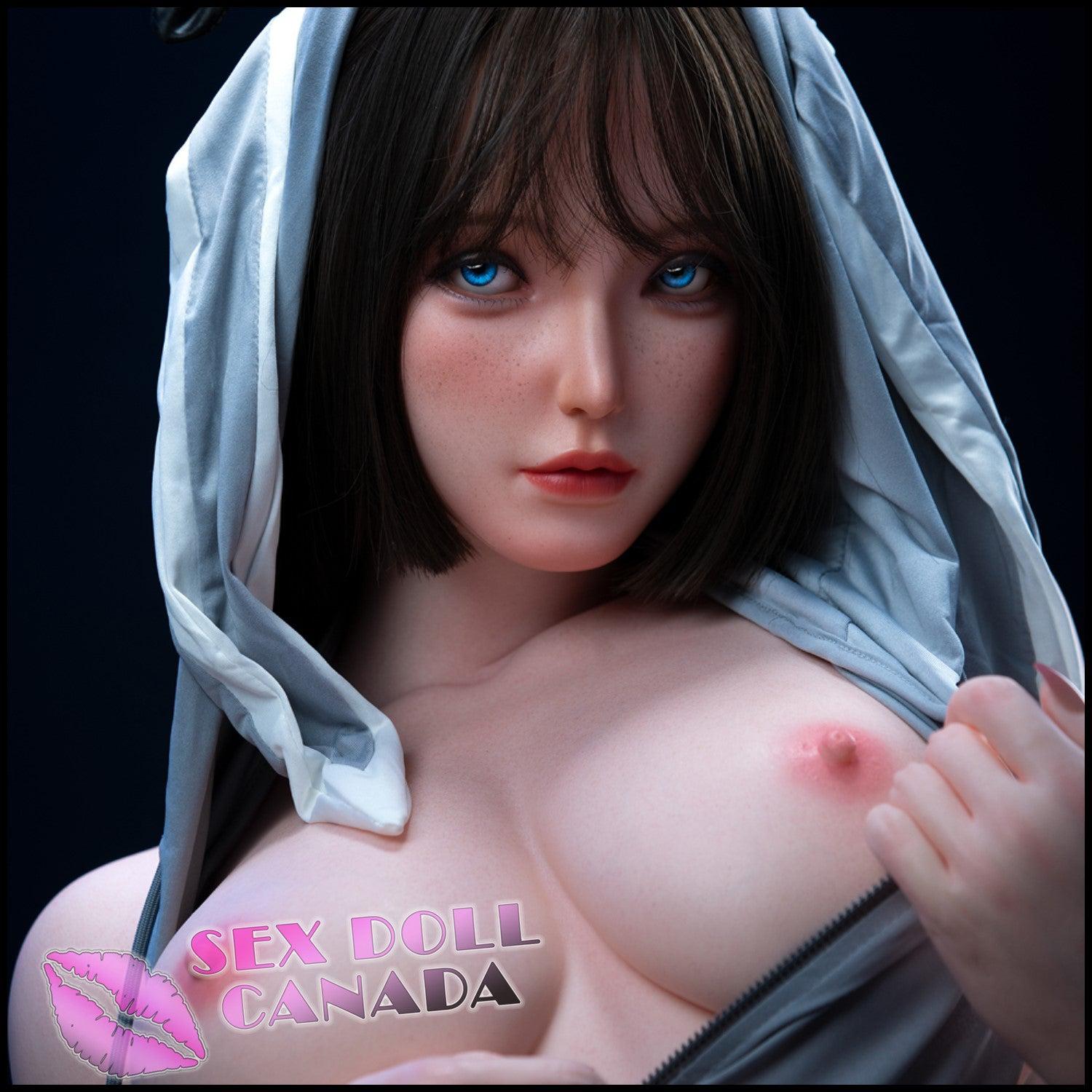 IRONTECH Realistic Sex Doll Huge Tits Boobs Black Hair Curvy Full Body