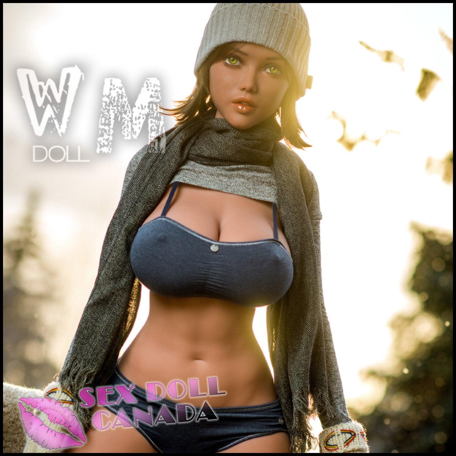 WM Doll Realistic Sex Doll Huge Tits Boobs Skinny Slim Brunette Hair