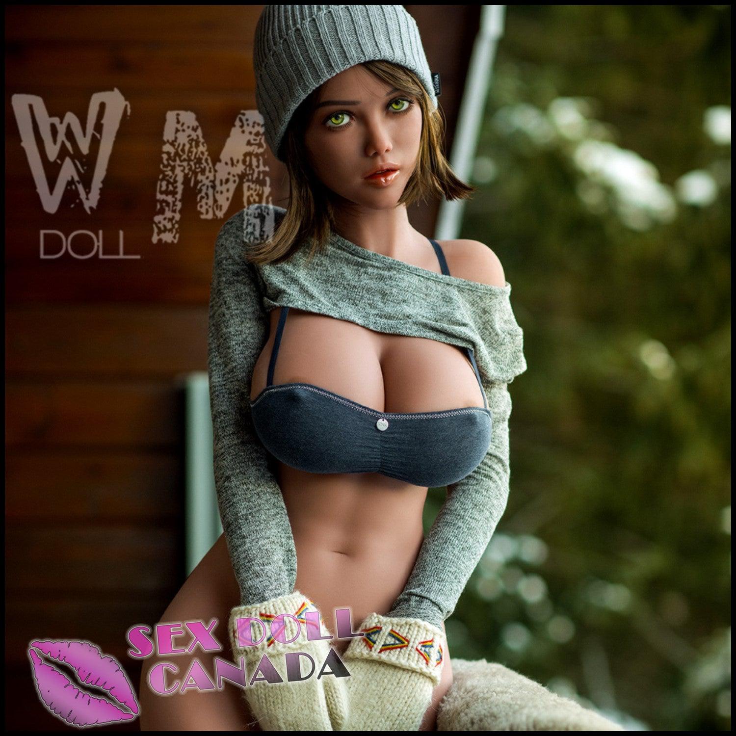 WM Doll Realistic Sex Doll Brunette Hair Western American Skinny Slim