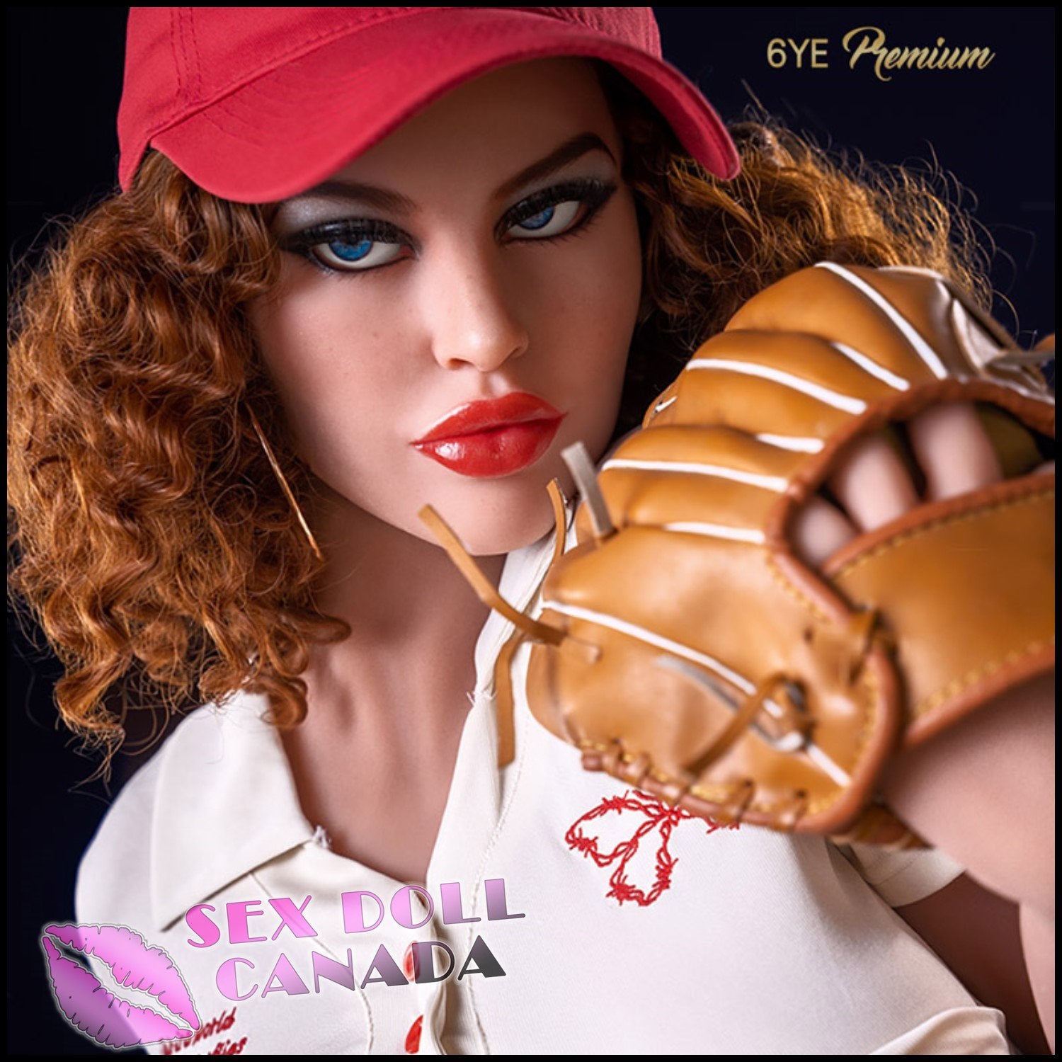 6YE Realistic Sex Doll Big Tits Breasts Fit Athletic Red Head