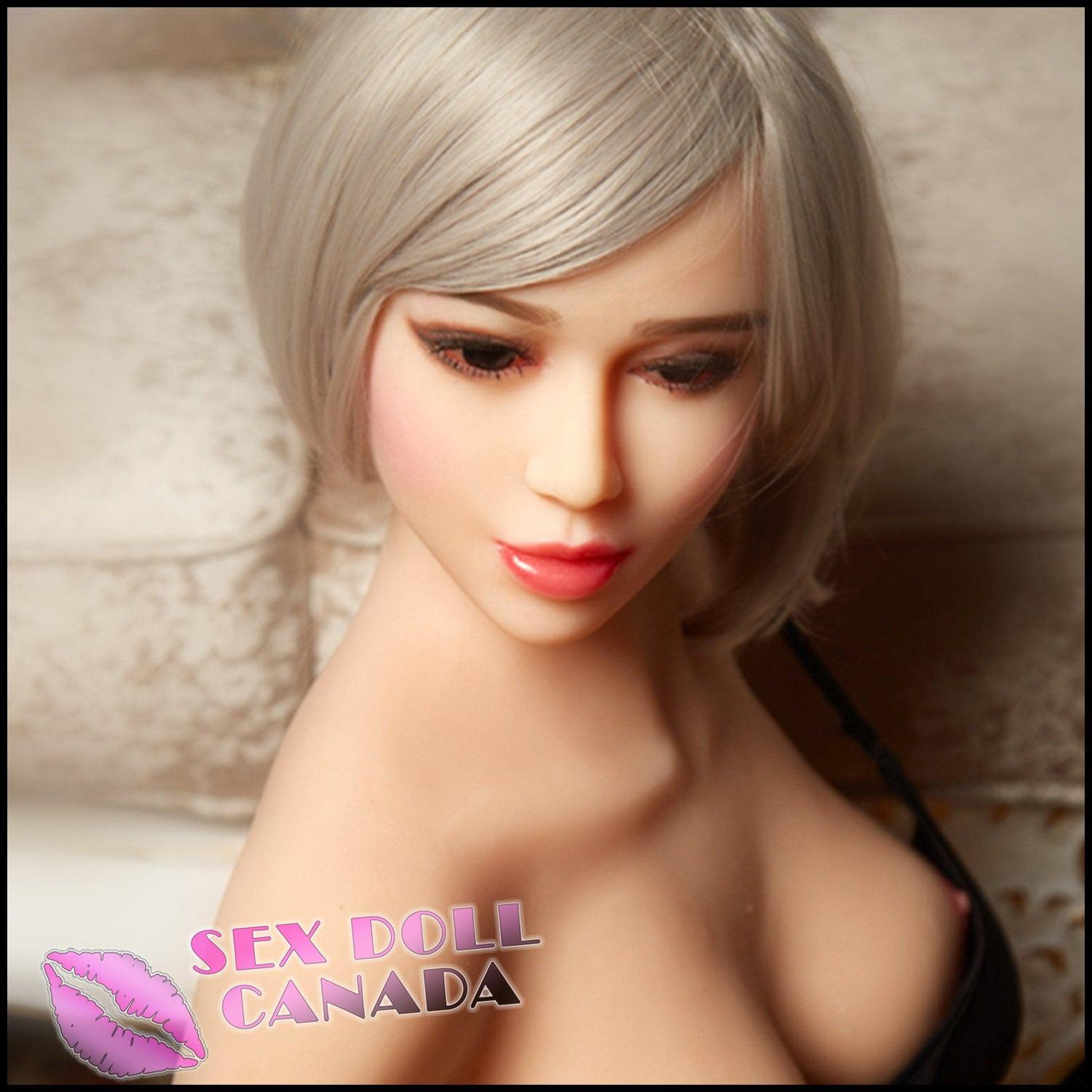 6YE Realistic Sex Doll Fit Athletic Big Tits Breasts Gray Silver White Hair