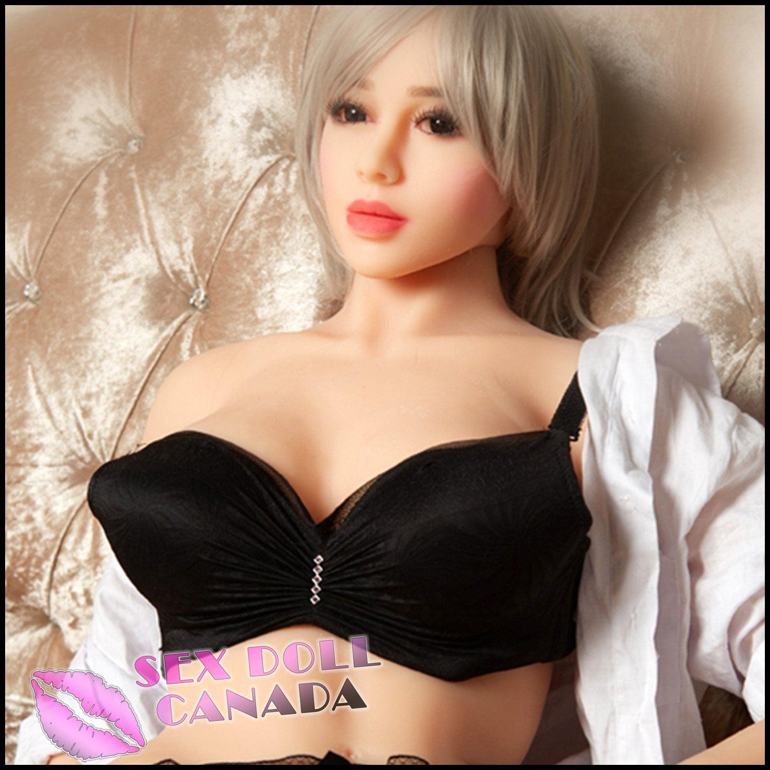 6YE Realistic Sex Doll Fit Athletic Big Tits Breasts Gray Silver White Hair