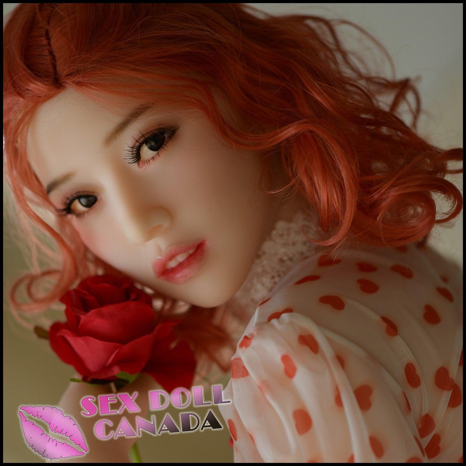 6YE Realistic Sex Doll Asian Japanese Chinese Red Head Big Tits Breasts