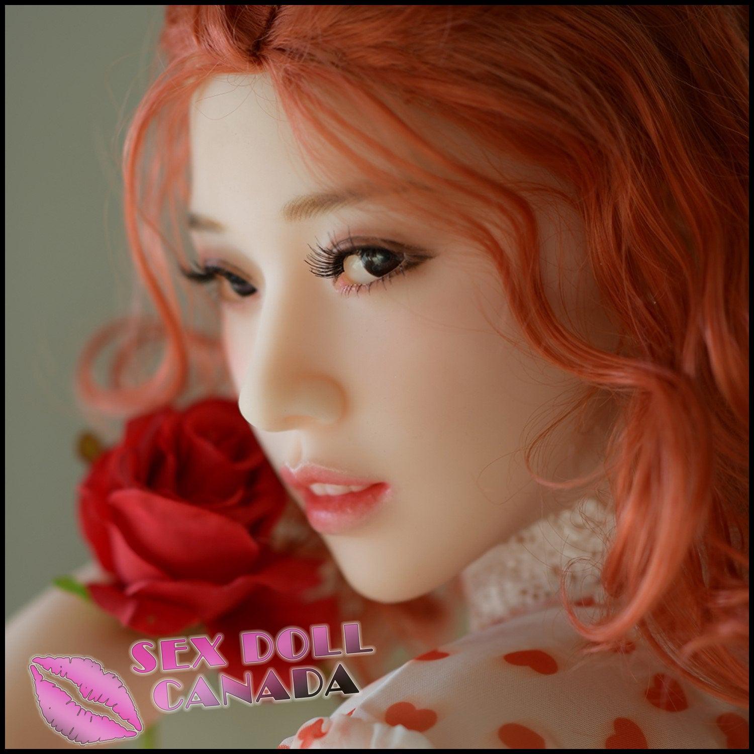 6YE Realistic Sex Doll Big Thick Thighs Red Head Asian Japanese Chinese