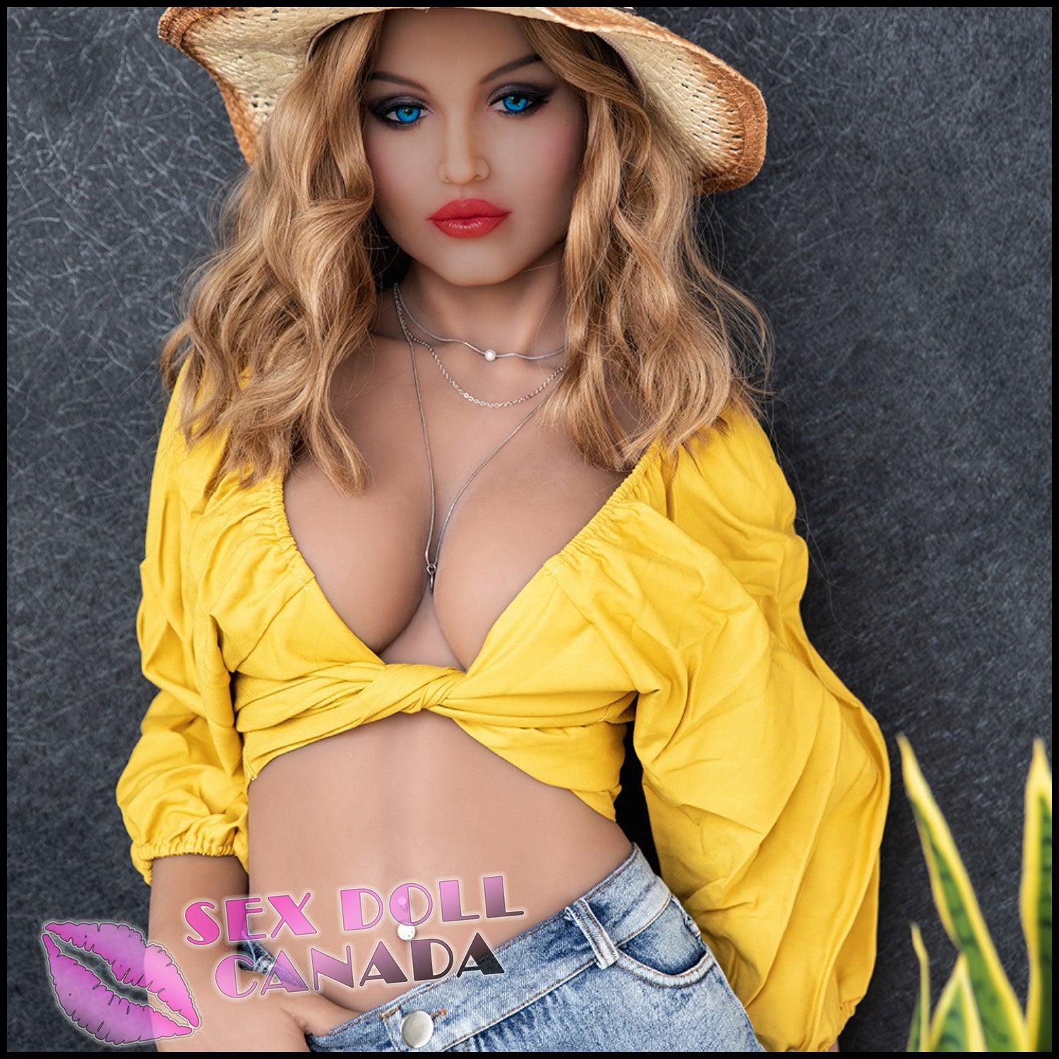 HR Doll Realistic Sex Doll Big Tits Breasts Curvy Full Body Blonde Hair