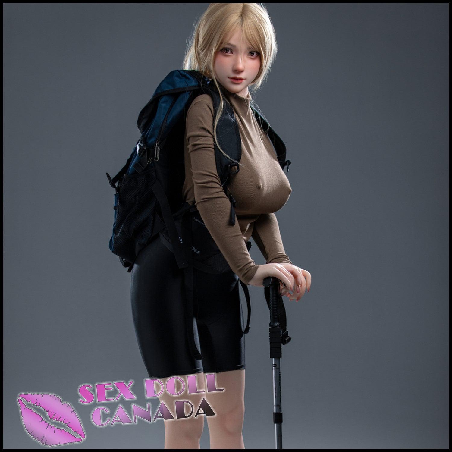 IRONTECH Realistic Sex Doll Curvy Full Body Blonde Hair Asian Japanese Chinese