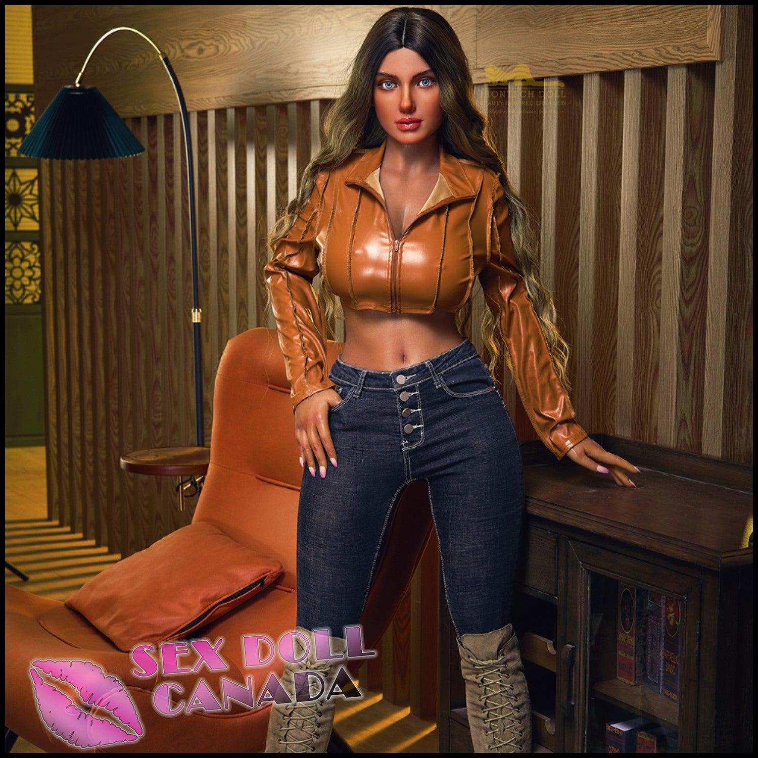 IRONTECH Realistic Sex Doll Curvy Full Body Blonde Hair Huge Tits Boobs