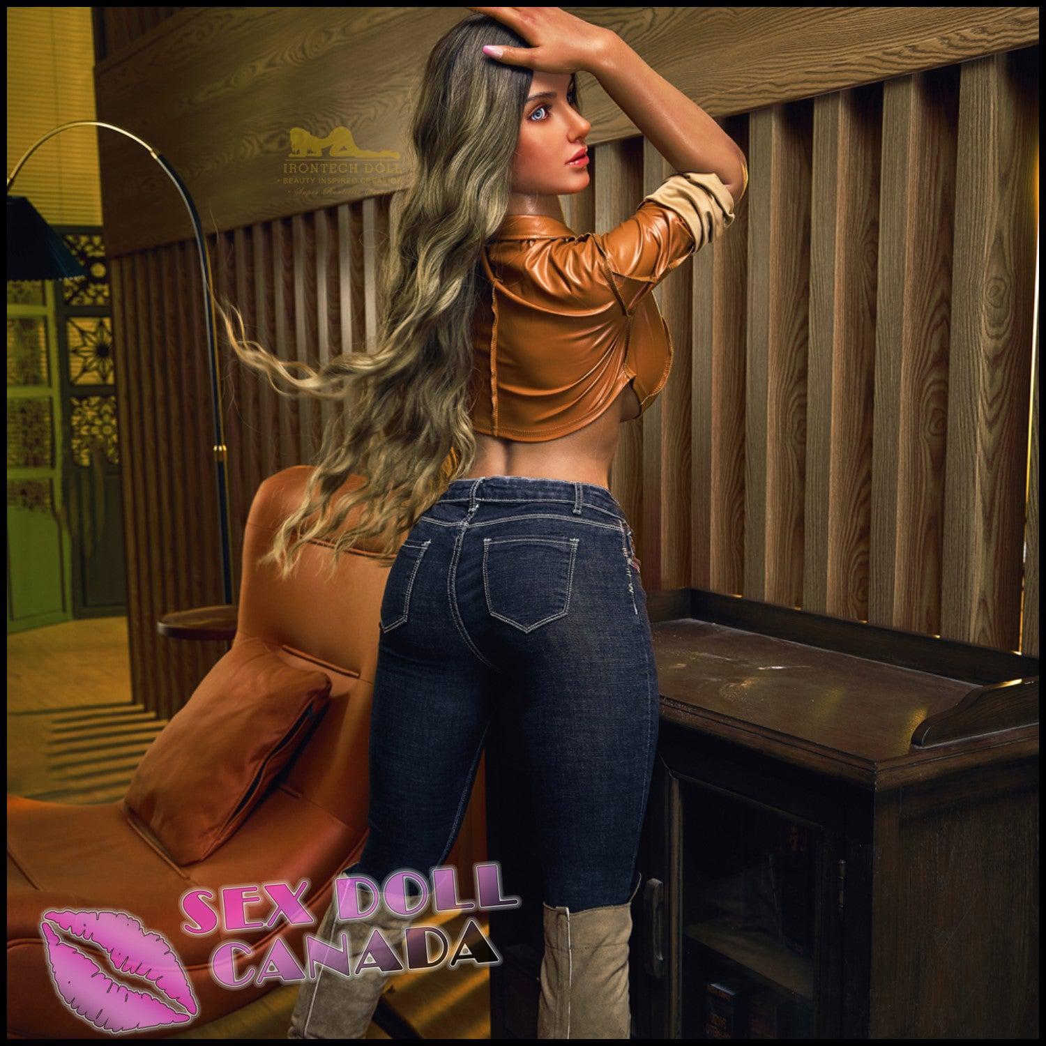 IRONTECH Realistic Sex Doll Western American Huge Tits Boobs Blonde Hair