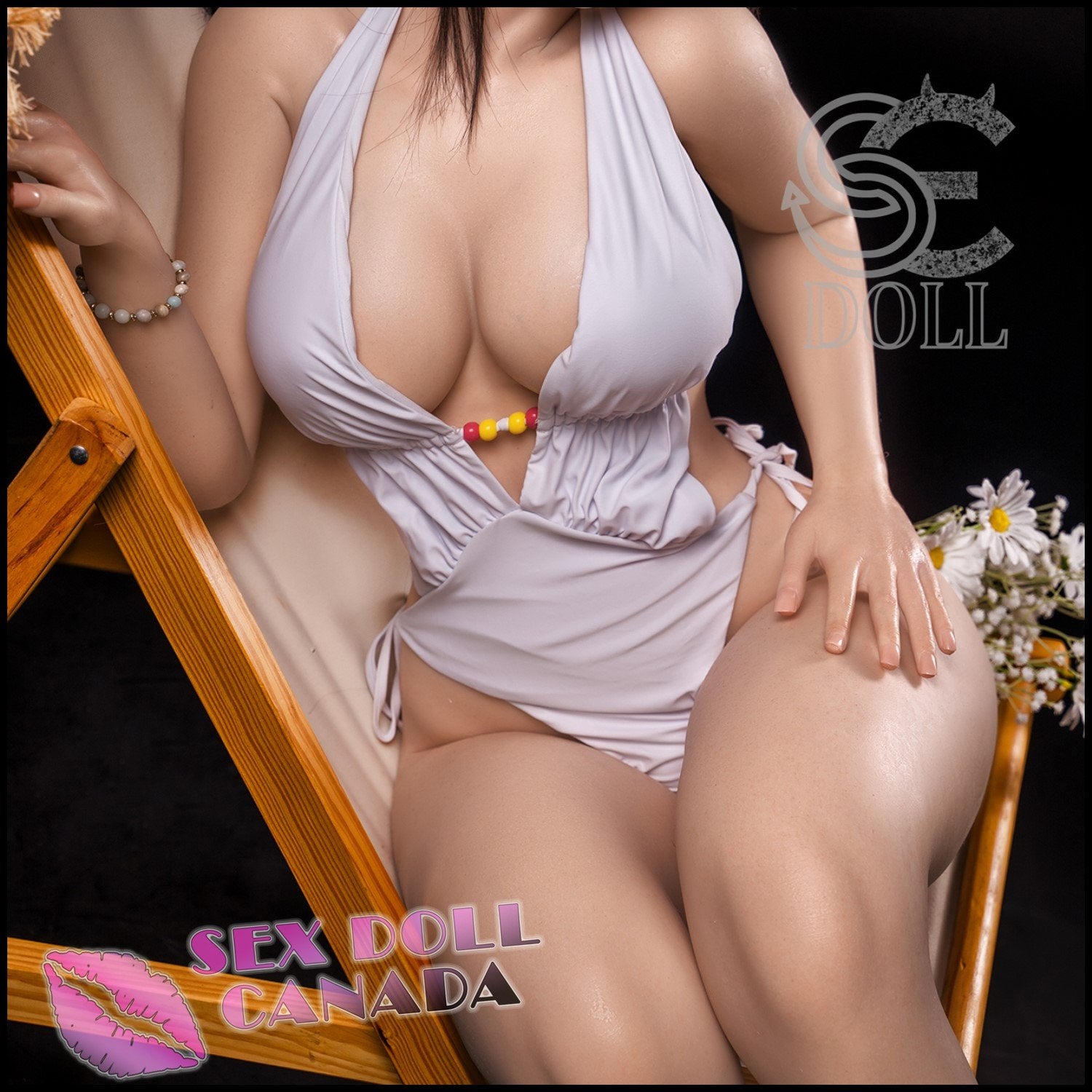 SE DOLL Realistic Sex Doll Black Hair Asian Japanese Chinese Big Tits Breasts