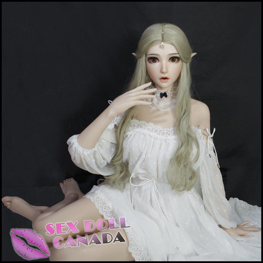 Elsa Realistic Sex Doll Blonde Hair Elf Fantasy Cosplay Blonde Hair