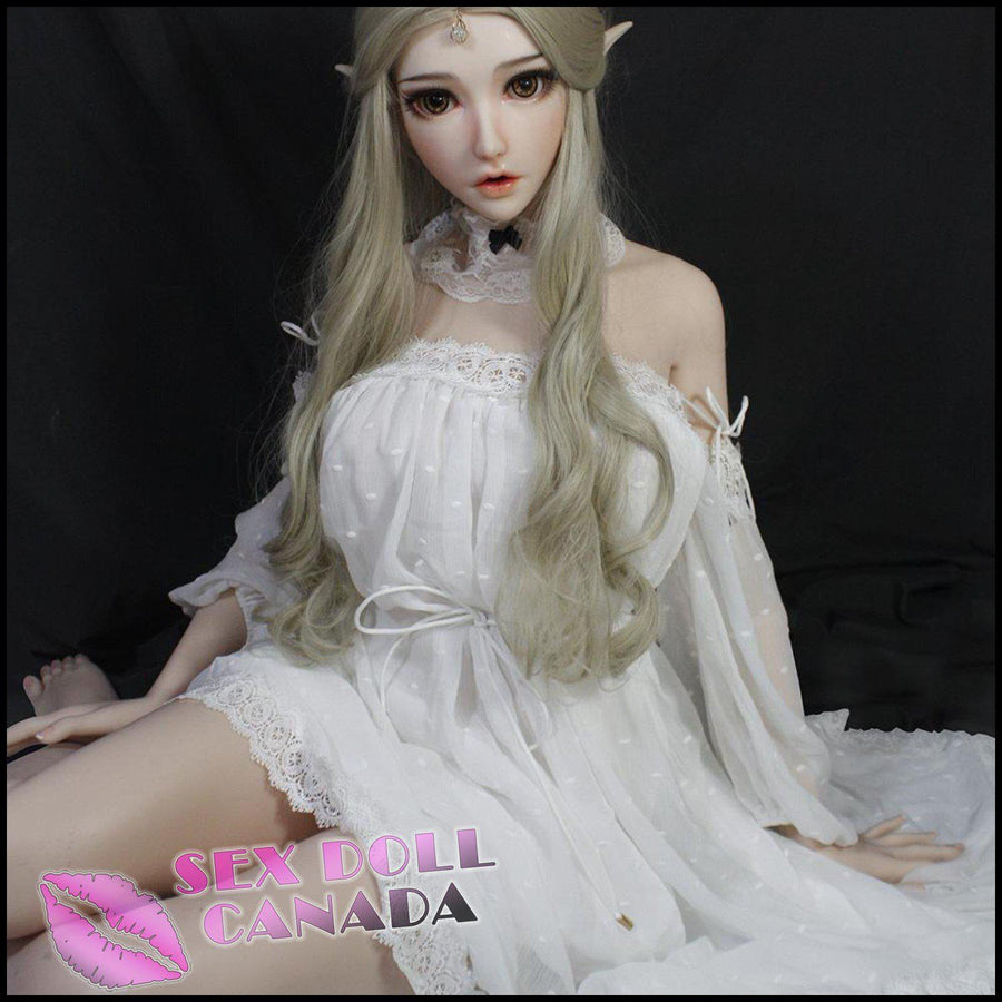  Elsa Realistic Sex Doll Blonde Hair Elf  Fantasy  Cosplay Blonde Hair
