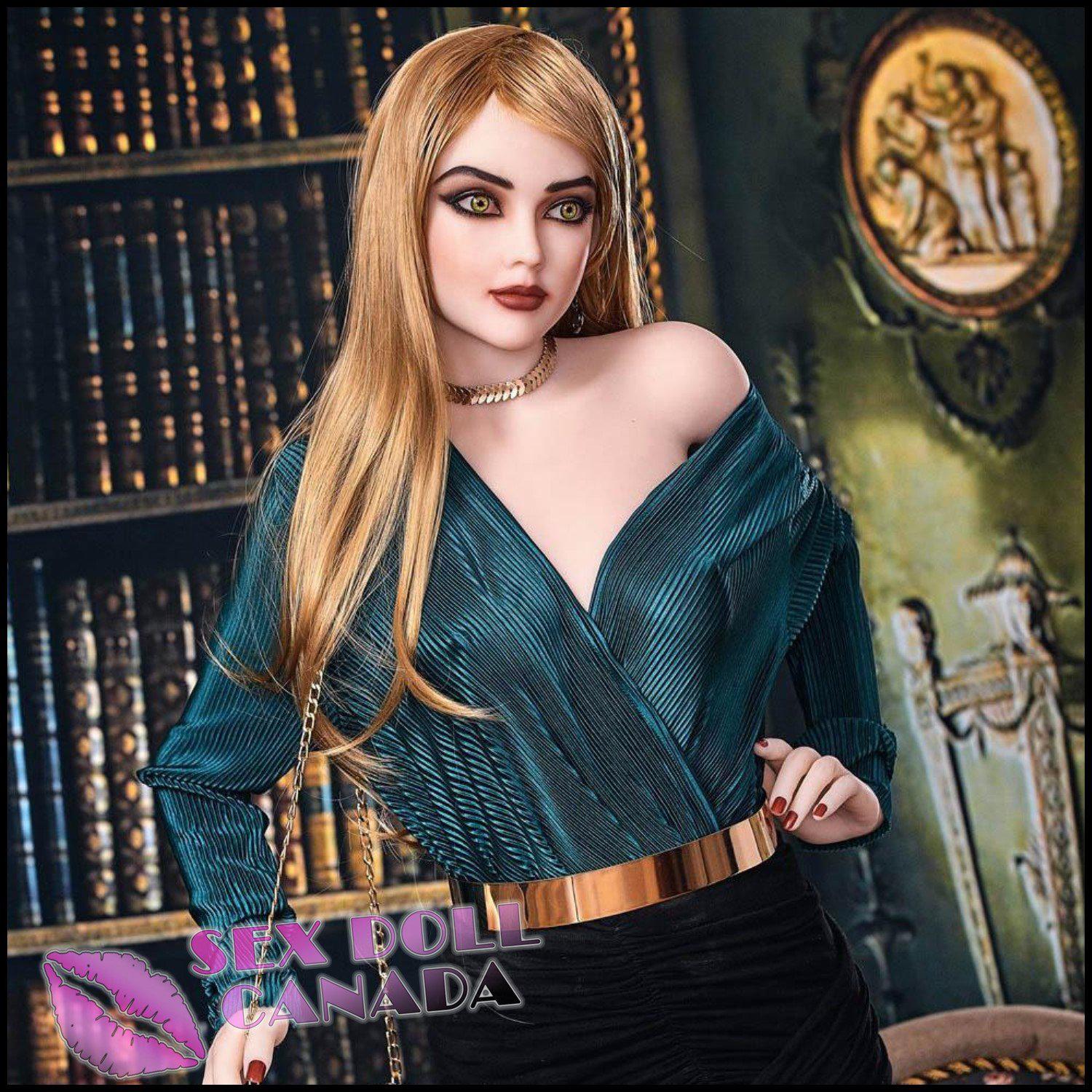 IRONTECH Realistic Sex Doll Blonde Hair Small Tits Boobs Fit Athletic