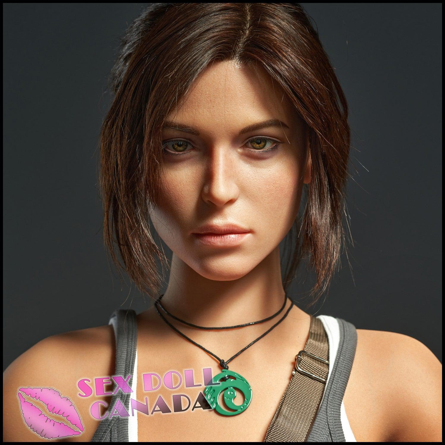 Game Lady Realistic Sex Doll Elf Fantasy Cosplay Brunette Hair Small Waist