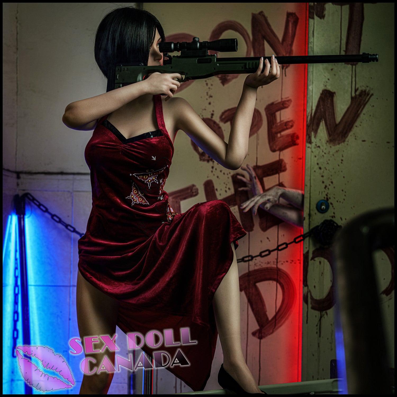 Game Lady Realistic Sex Doll Black Hair Western American Elf Fantasy Cosplay