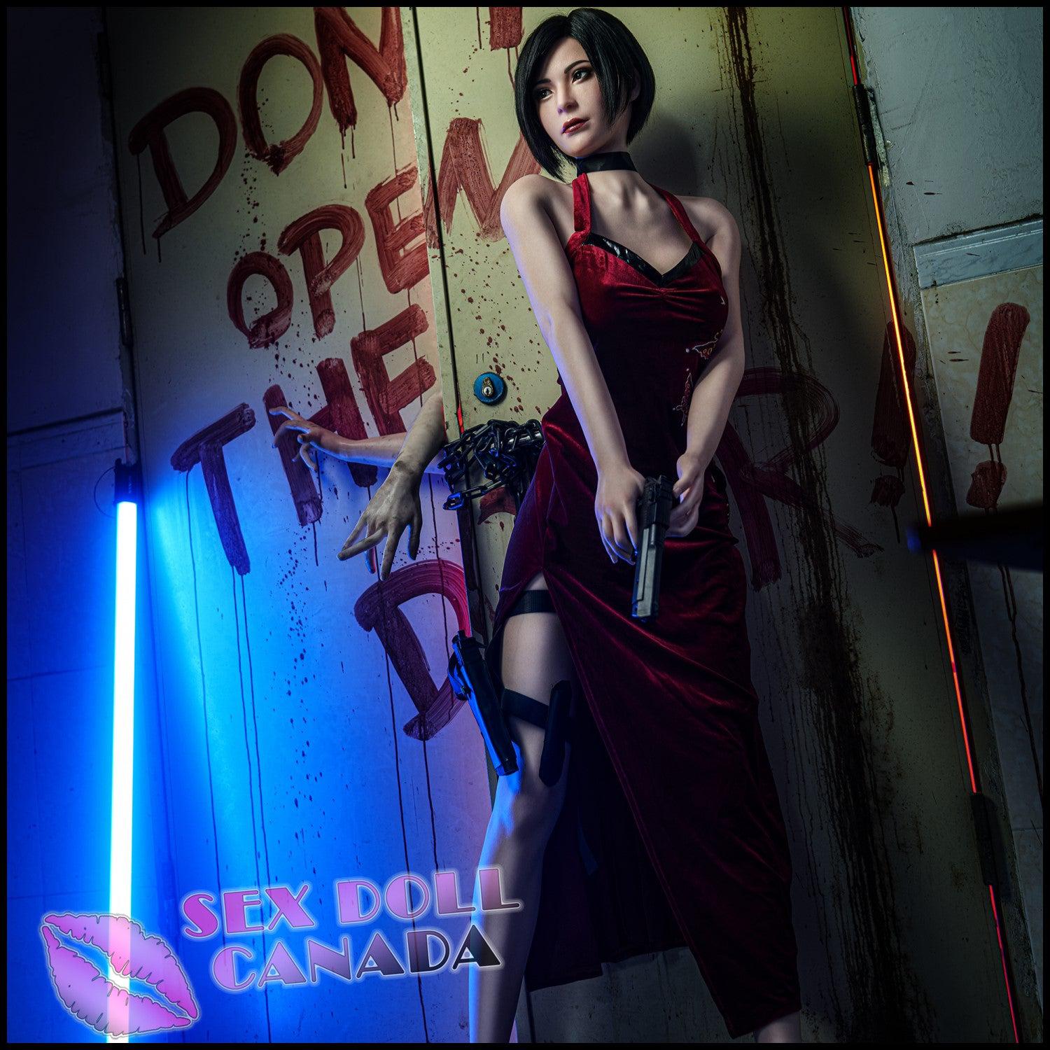 Game Lady Realistic Sex Doll Black Hair Elf Fantasy Cosplay Western American