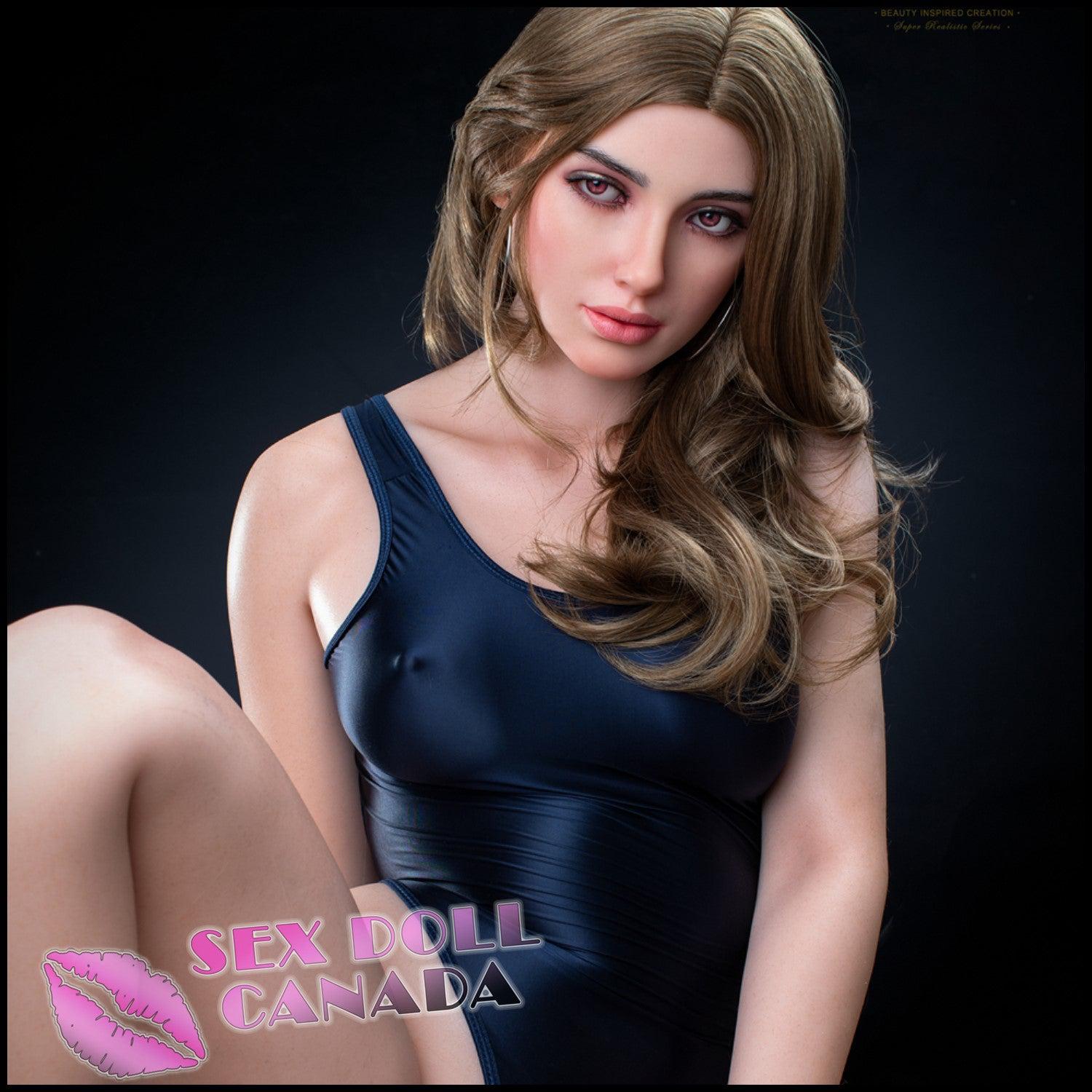 IRONTECH Realistic Sex Doll Tall Long Legs Brunette Hair Western American