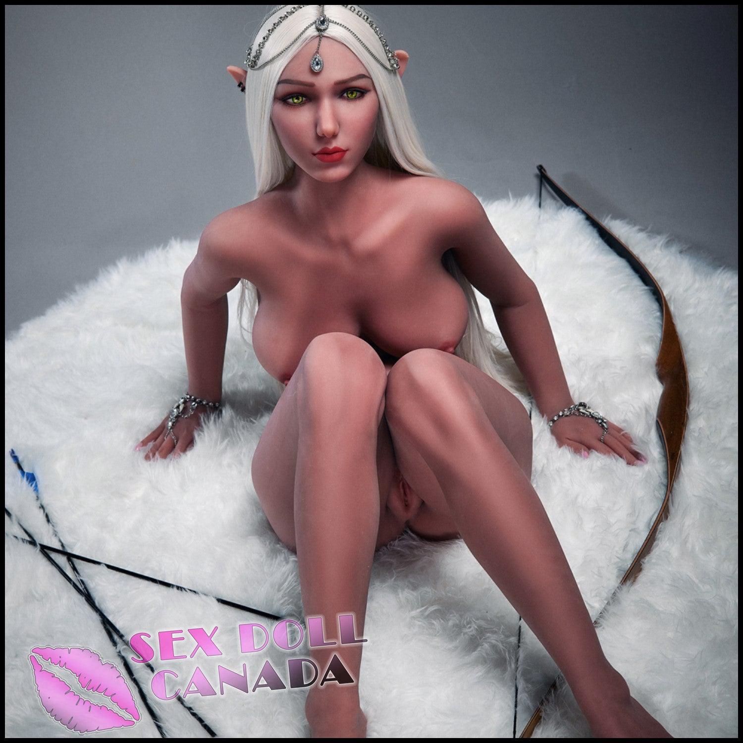 IRONTECH Realistic Sex Doll Huge Tits Boobs Blonde Hair Elf Fantasy Cosplay