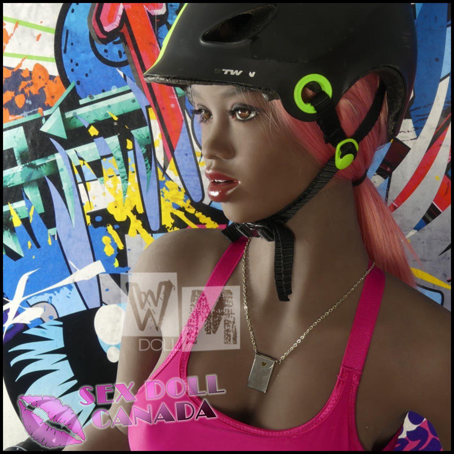 WM Realistic Sex Doll Black Ebony African Curvy Full Body Big Tits Breasts