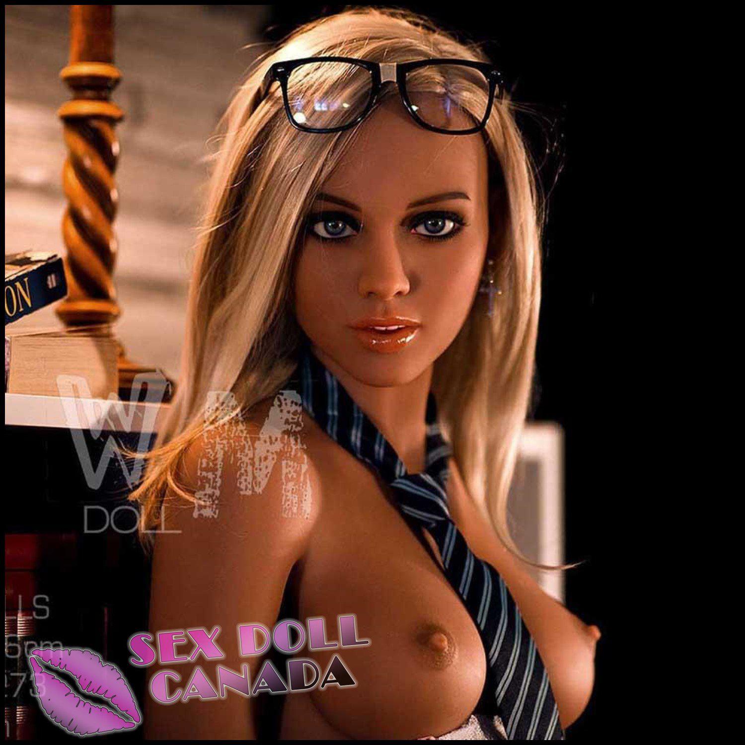 WM Realistic Sex Doll Blonde Hair Tall Long Legs Curvy Full Body