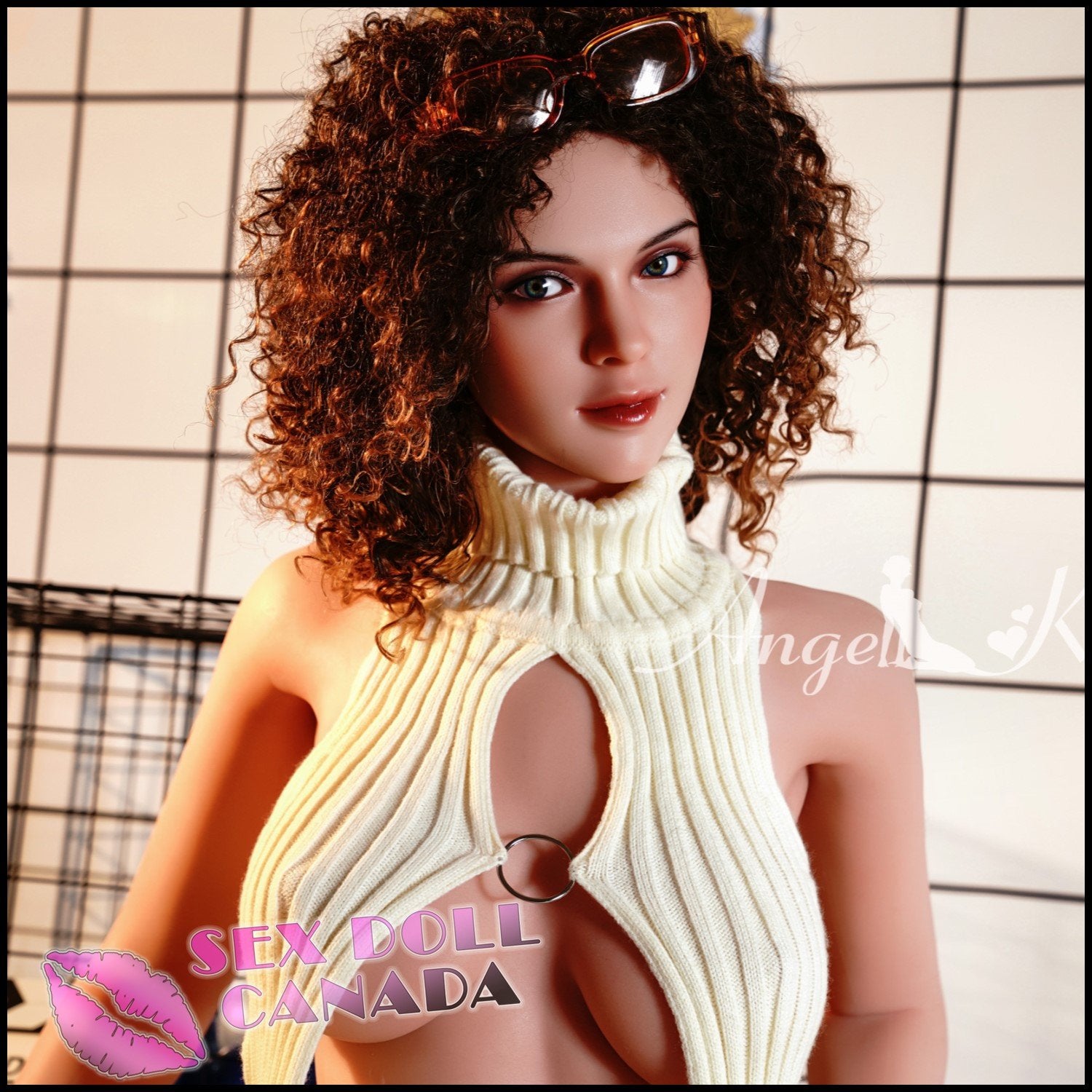 Angel Kiss Realistic Sex Doll Tall Long Legs Huge Tits Boobs Brunette Hair