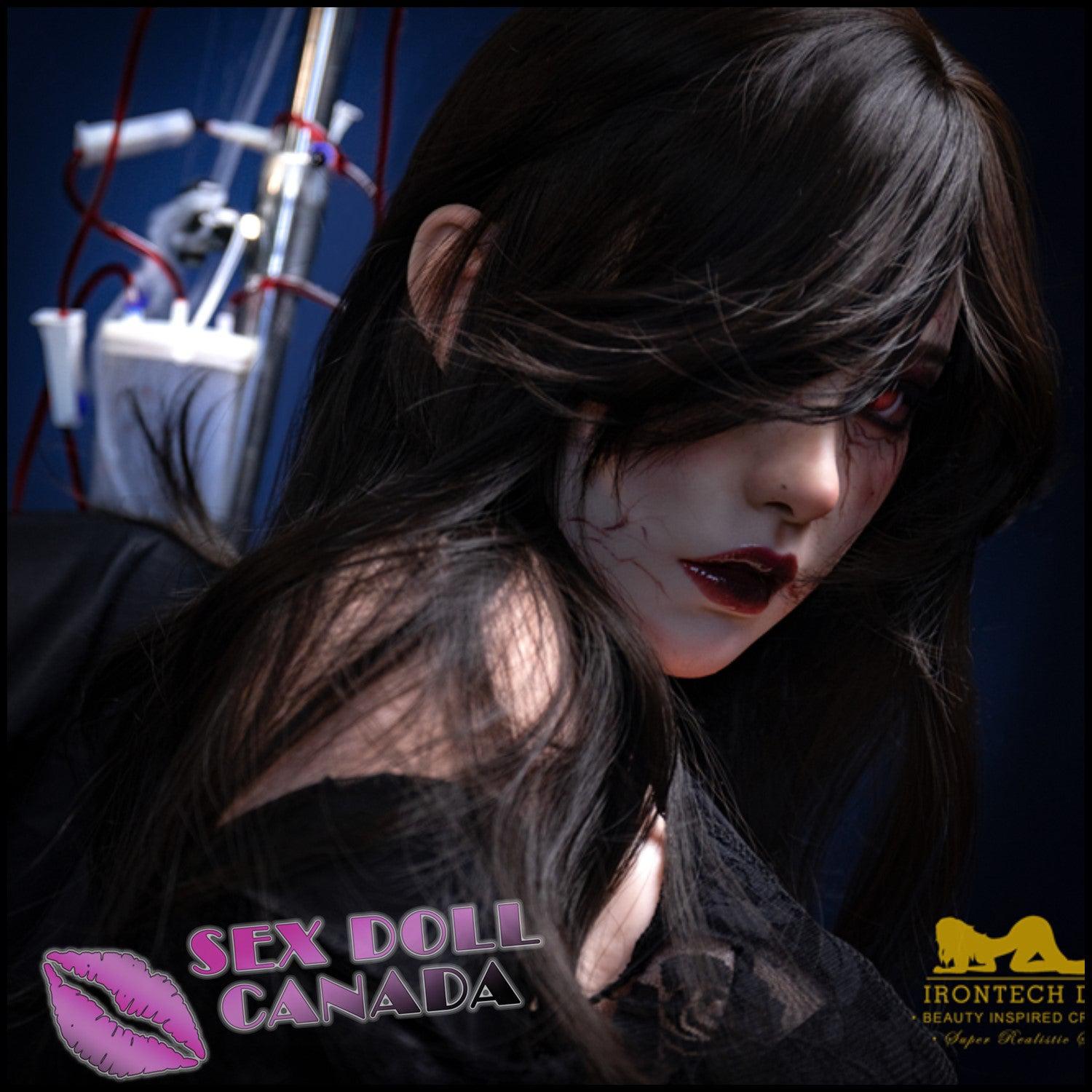 IRONTECH Realistic Sex Doll Elf Fantasy Cosplay Tall Long Legs Brunette Hair