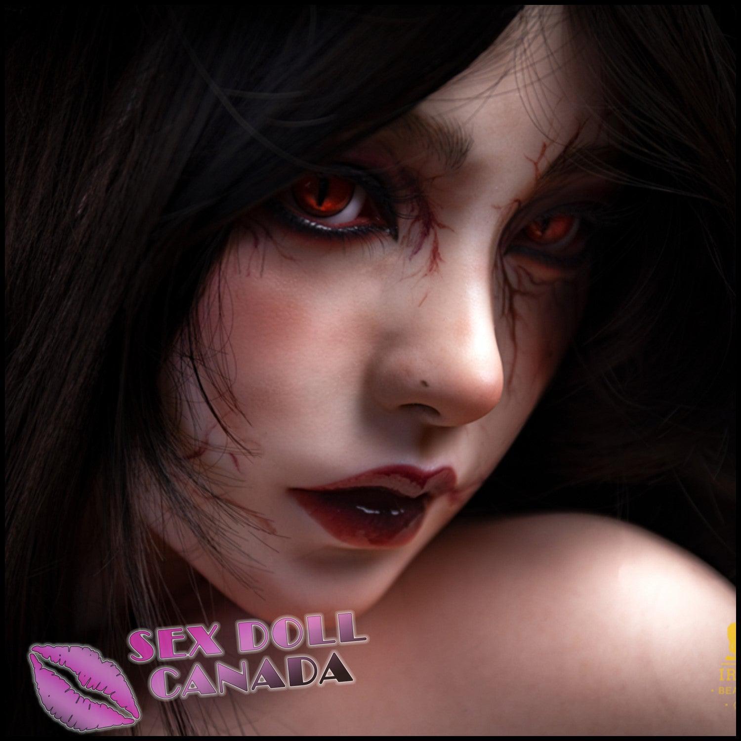 IRONTECH Realistic Sex Doll Brunette Hair Curvy Full Body Western American