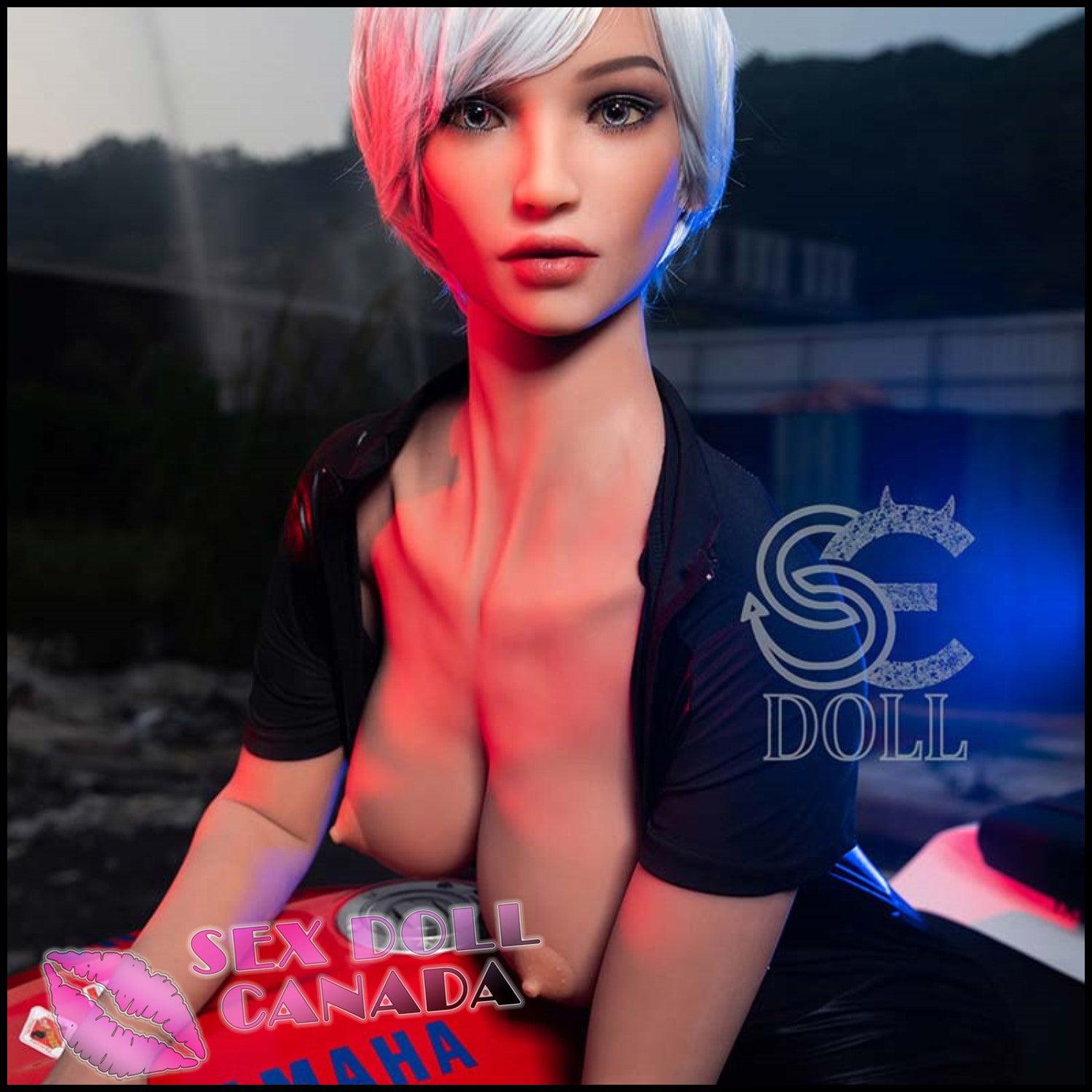 SE DOLL Realistic Sex Doll Gray Silver White Hair Western American Muscular Rough