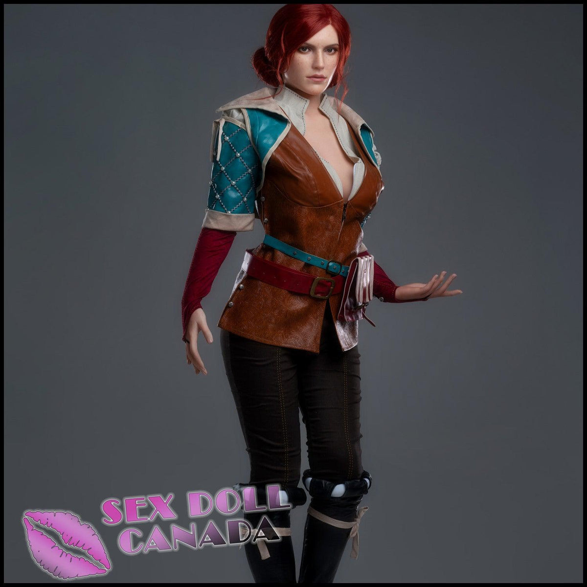 168 (5'6") D-Cup Fearless Lady - Full Silicone - Game Lady