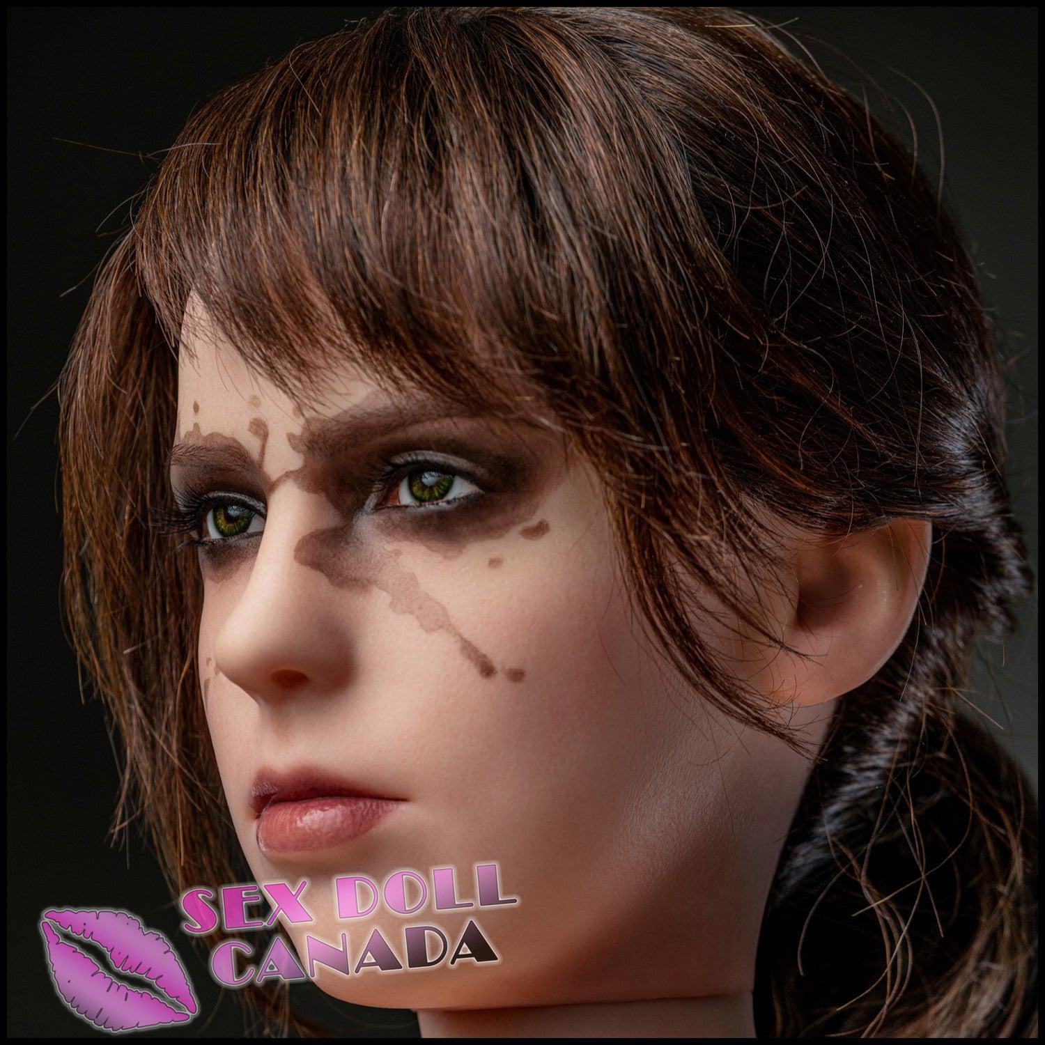 Game Lady Realistic Sex Doll Tall Long Legs Elf Fantasy Cosplay Brunette Hair