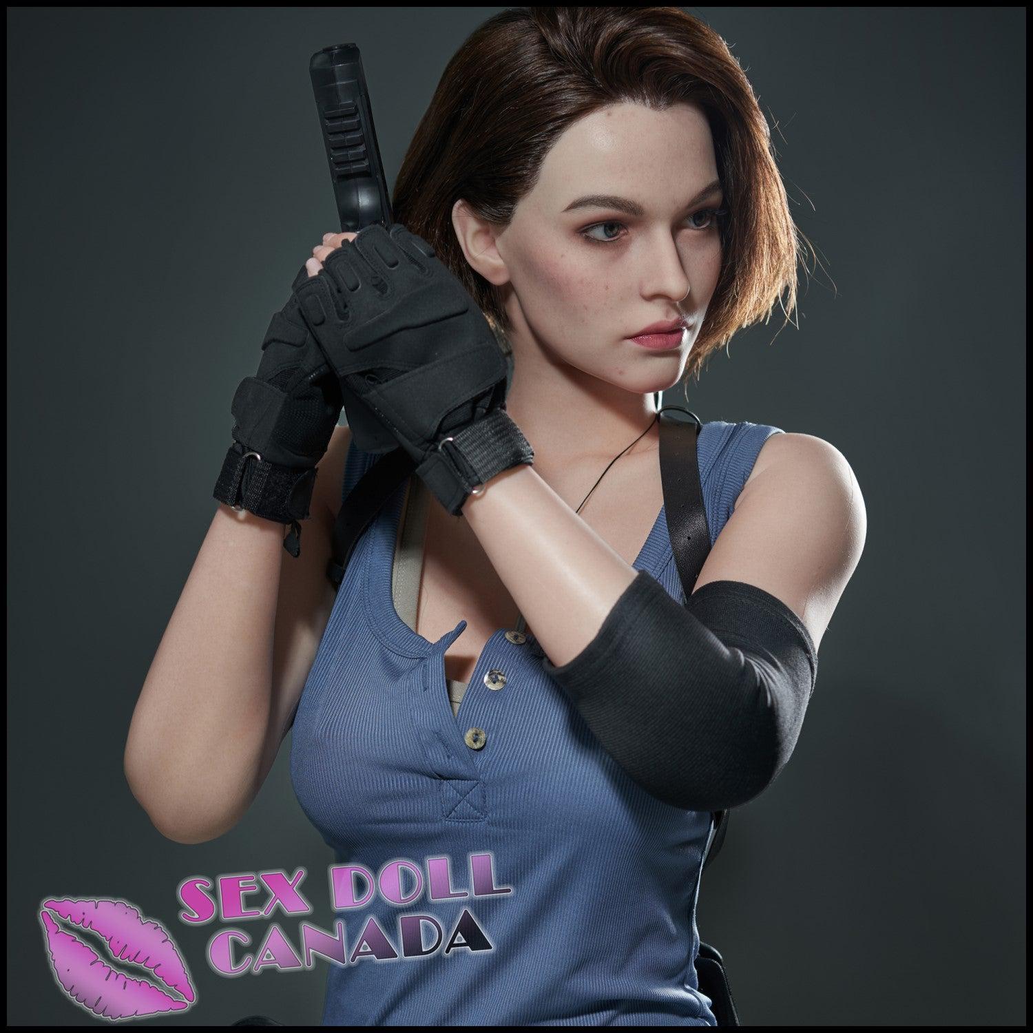 Game Lady Realistic Sex Doll Elf Fantasy Cosplay Huge Tits Boobs Brunette Hair