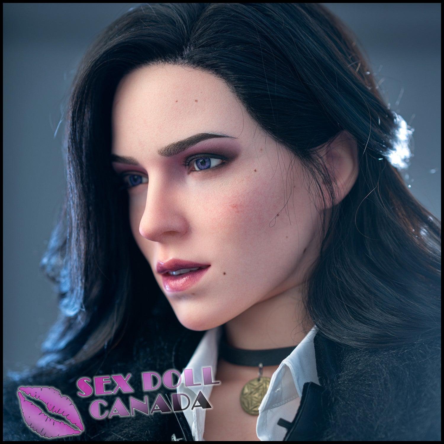 Game Lady Realistic Sex Doll Western American Elf Fantasy Cosplay Black Hair