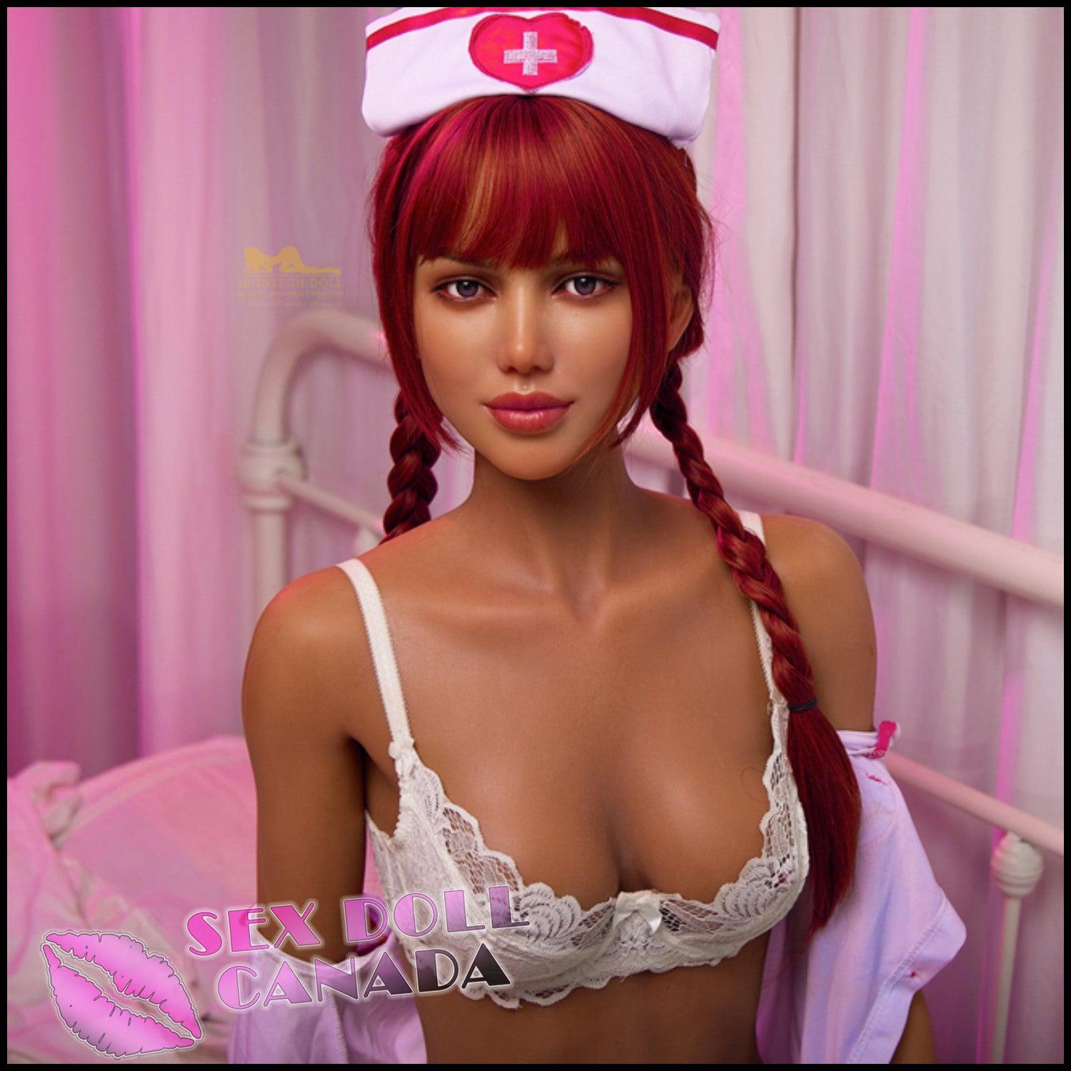 IRONTECH Realistic Sex Doll Tall Long Legs Big Tits Breasts Red Head