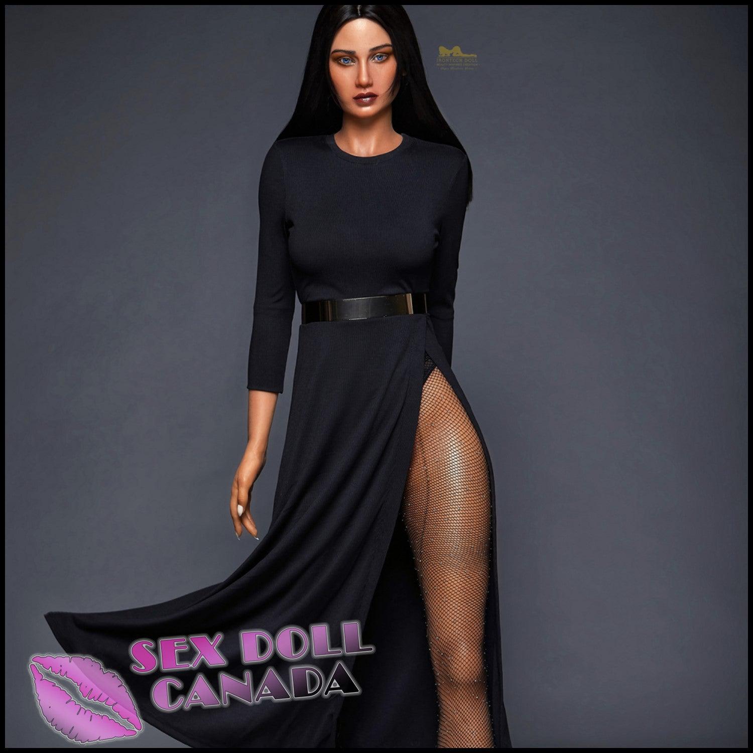 IRONTECH Realistic Sex Doll Black Hair Latina Brazilian Big Tits Breasts