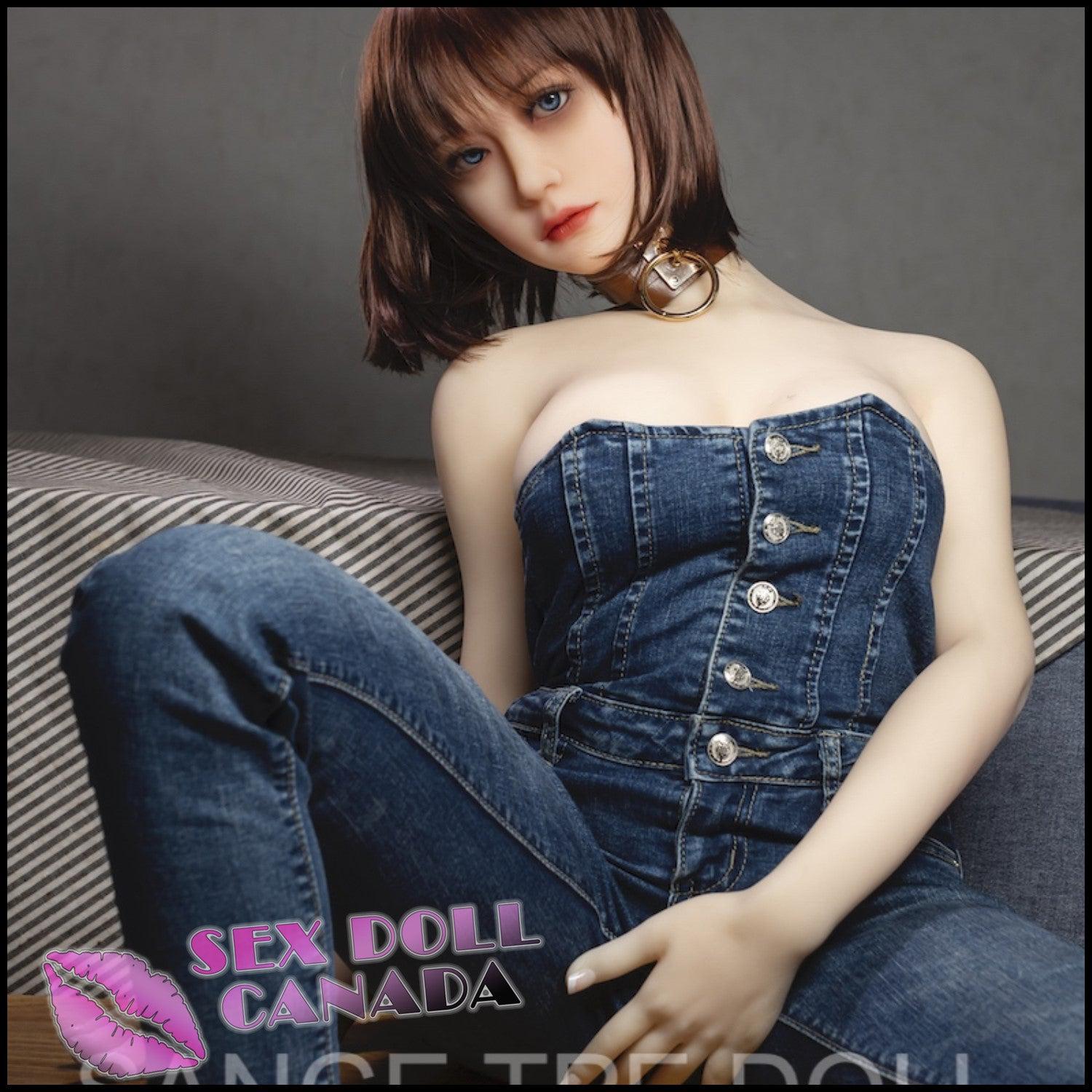 Sanhui Dolls Realistic Sex Doll Asian Japanese Chinese Brunette Hair Huge Tits Boobs