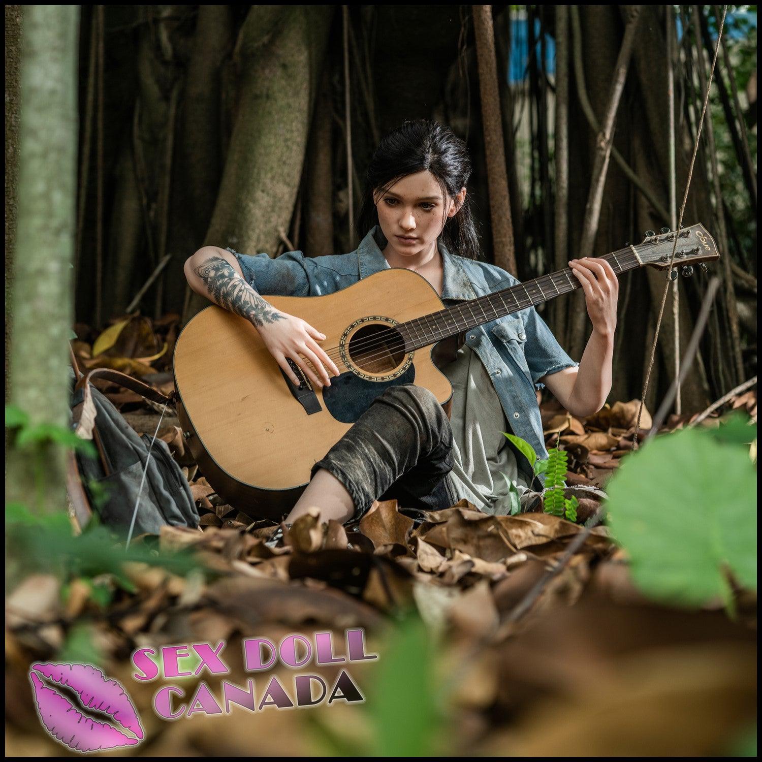 Zelex Realistic Sex Doll Black Hair Tall Long Legs Western American