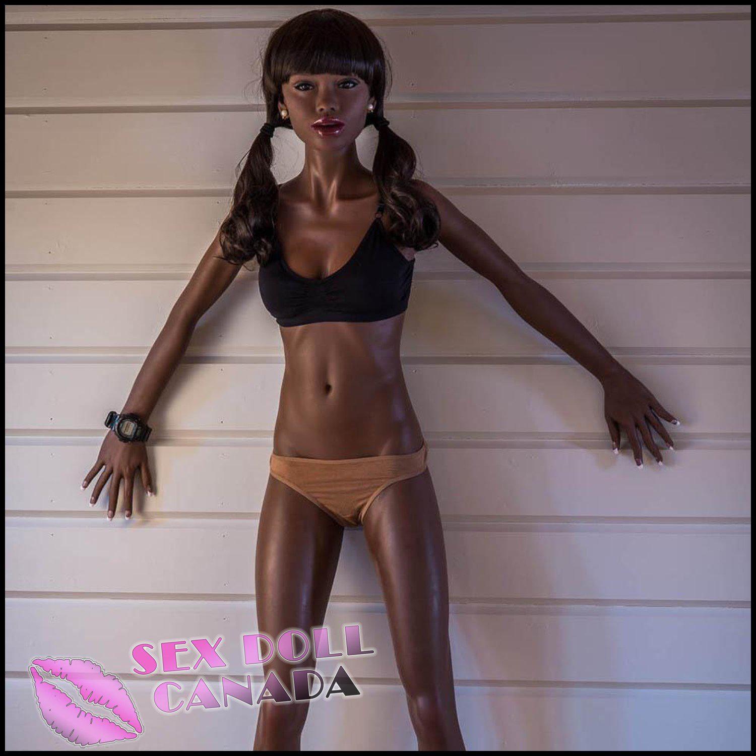 WM Realistic Sex Doll Small Waist Black Ebony African Tall Long Legs