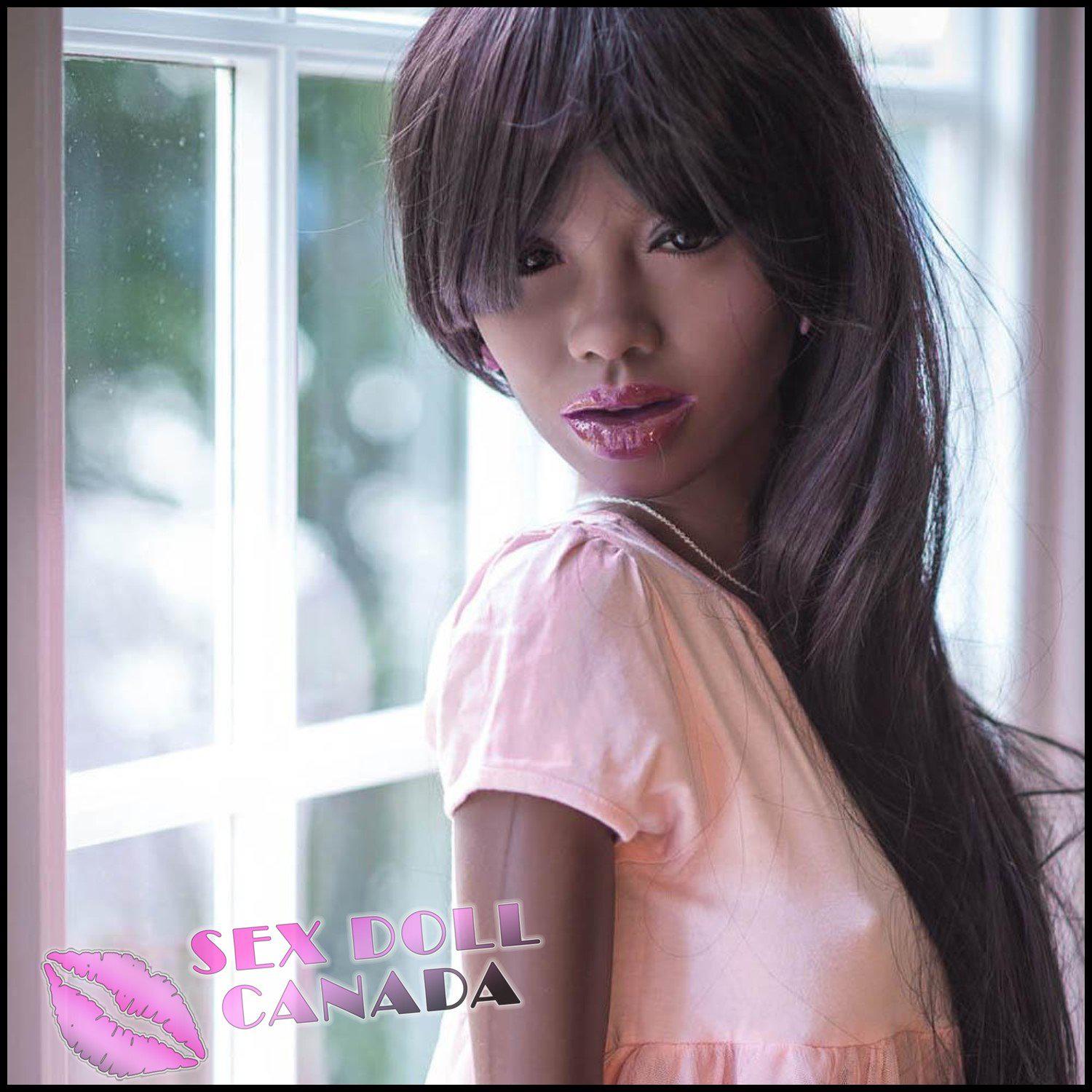 WM Realistic Sex Doll Tall Long Legs Small Tits Boobs Black Ebony African